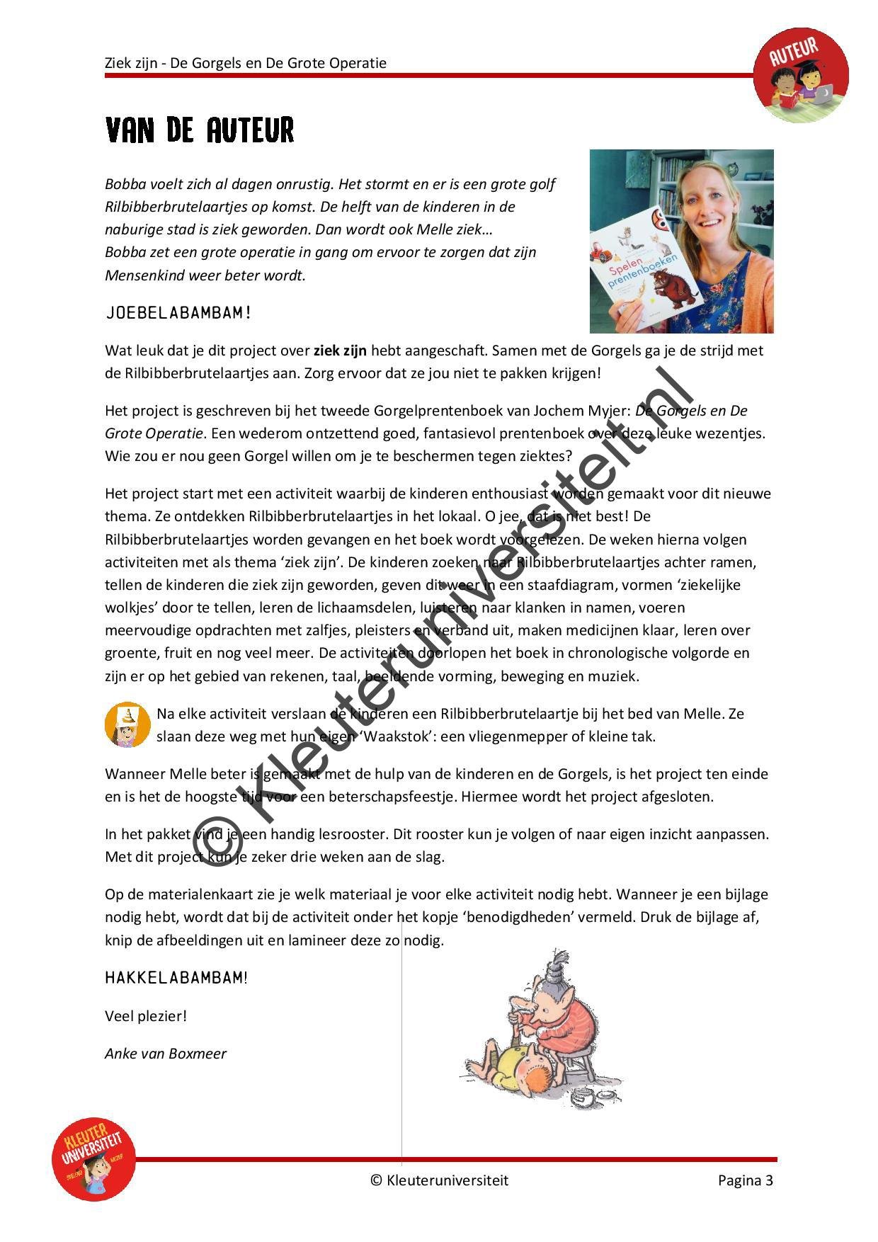 Ziek zijn - de Gorgels en de grote operatie - Afbeelding 2