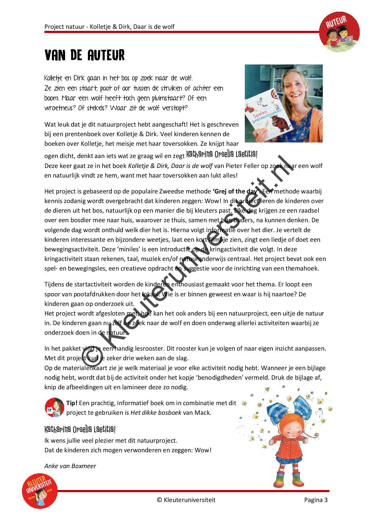 Natuur - Kolletje en Dirk - daar is de wolf - Afbeelding 2