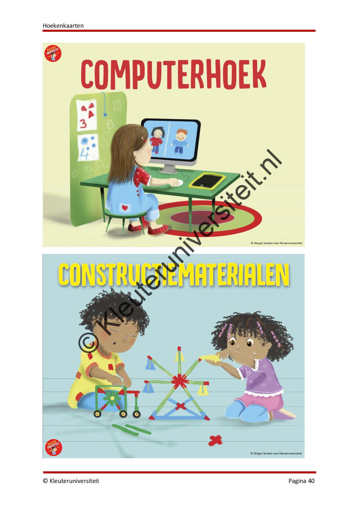 Kleuteruniversiteit hoekenkaarten - Afbeelding 4