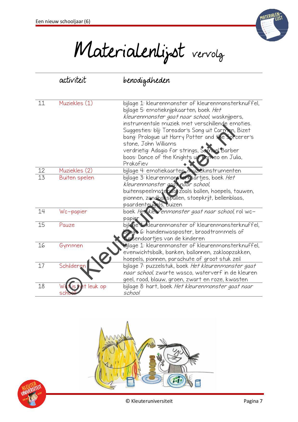 Een nieuw schooljaar pakket 6 - Afbeelding 4