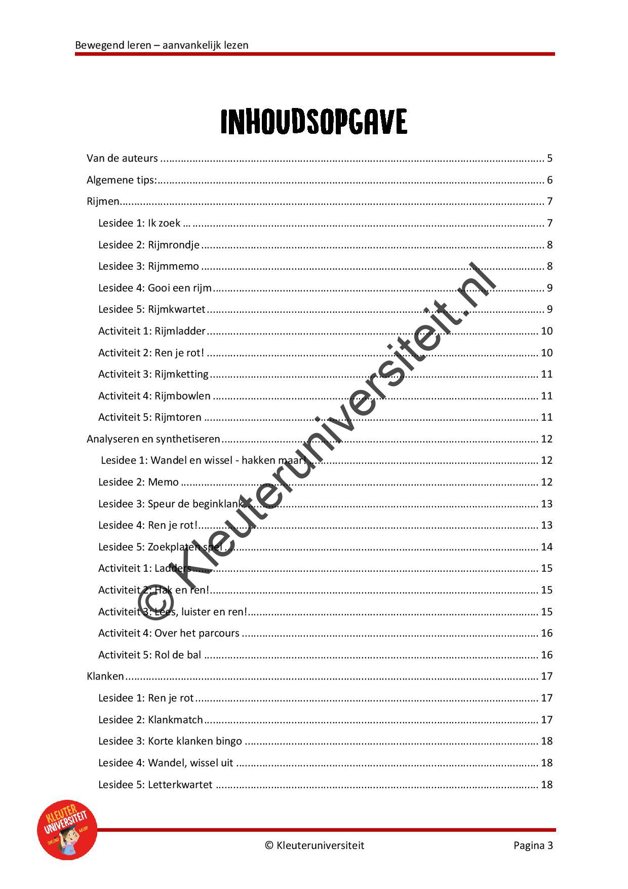 Bewegend leren - aanvankelijk lezen - Afbeelding 2