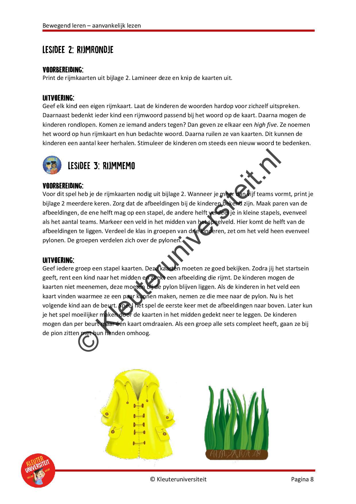 Bewegend leren - aanvankelijk lezen - Afbeelding 6