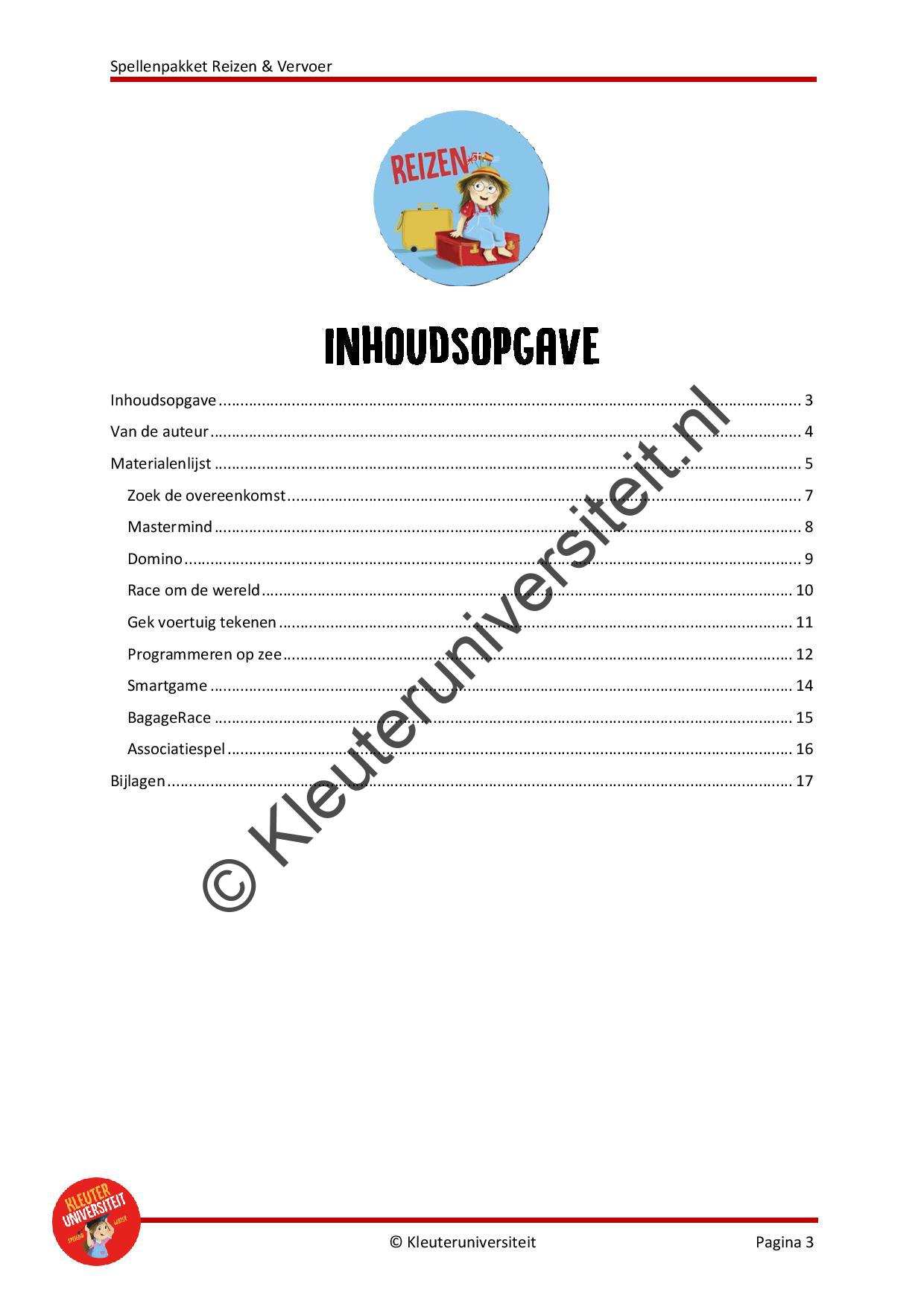 Spellenpakket reizen en vervoer - Afbeelding 2