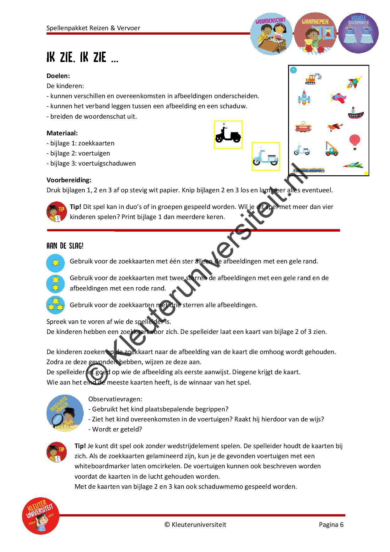 Spellenpakket reizen en vervoer - Afbeelding 5