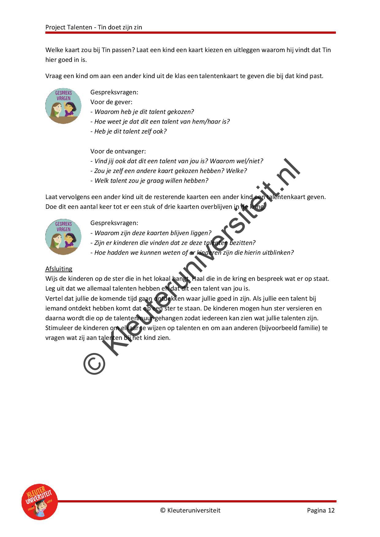 Talenten - Tin doet zijn zin - Afbeelding 7