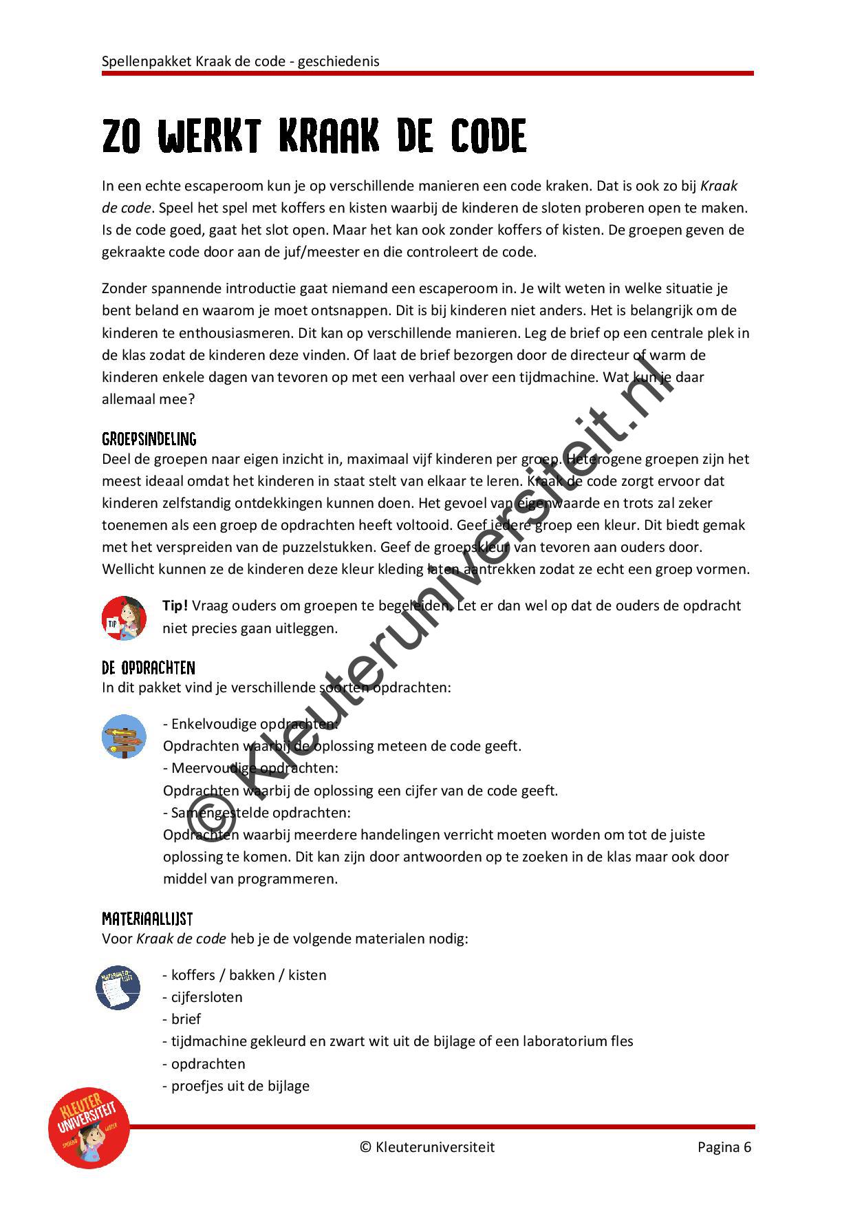 Kraak de code - geschiedenis - Afbeelding 5