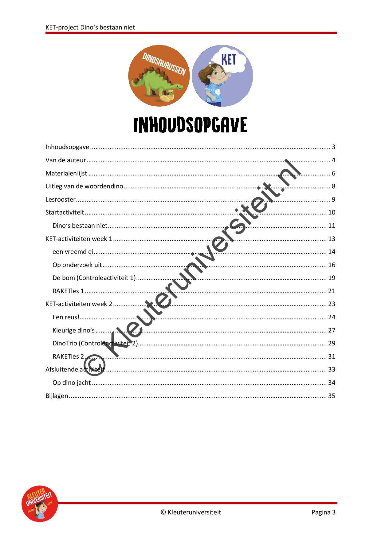 KET project Dino's bestaan niet - Afbeelding 2