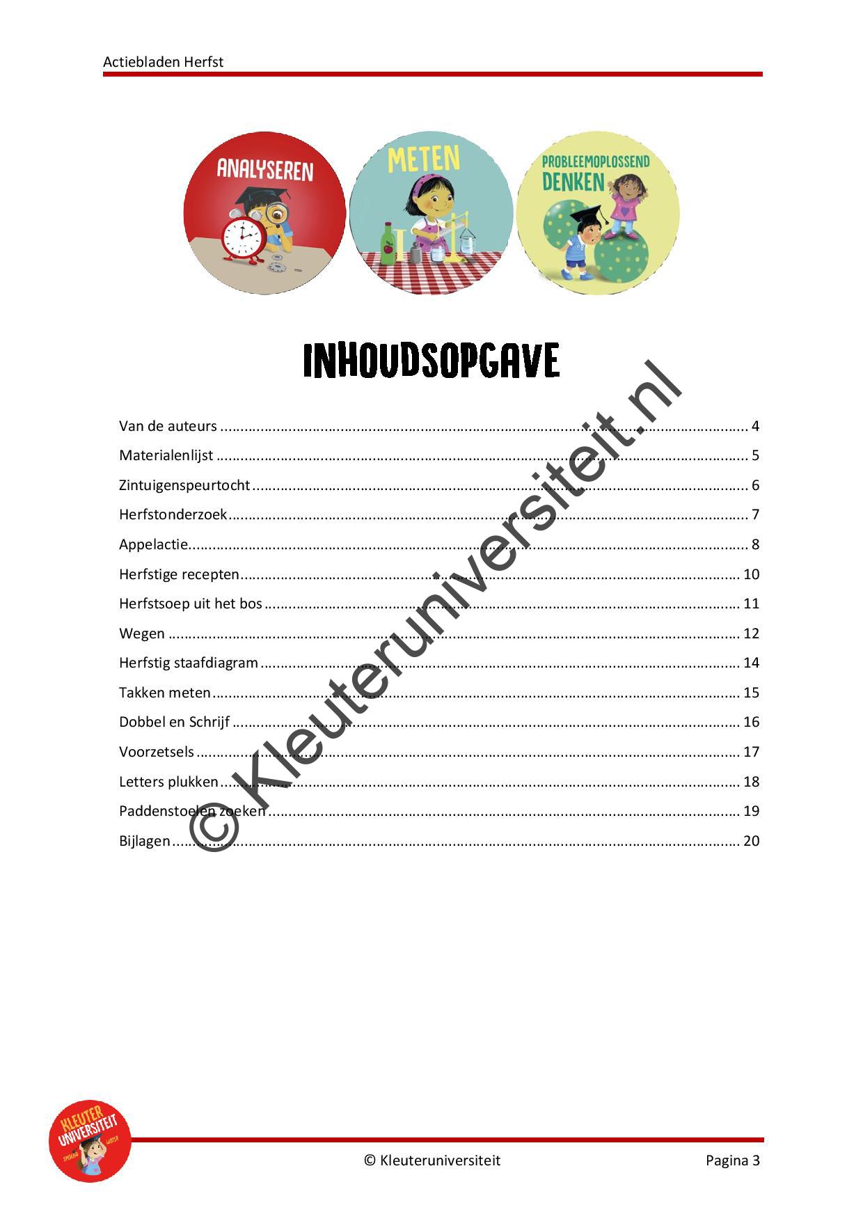 Actiebladen herfst - Afbeelding 2
