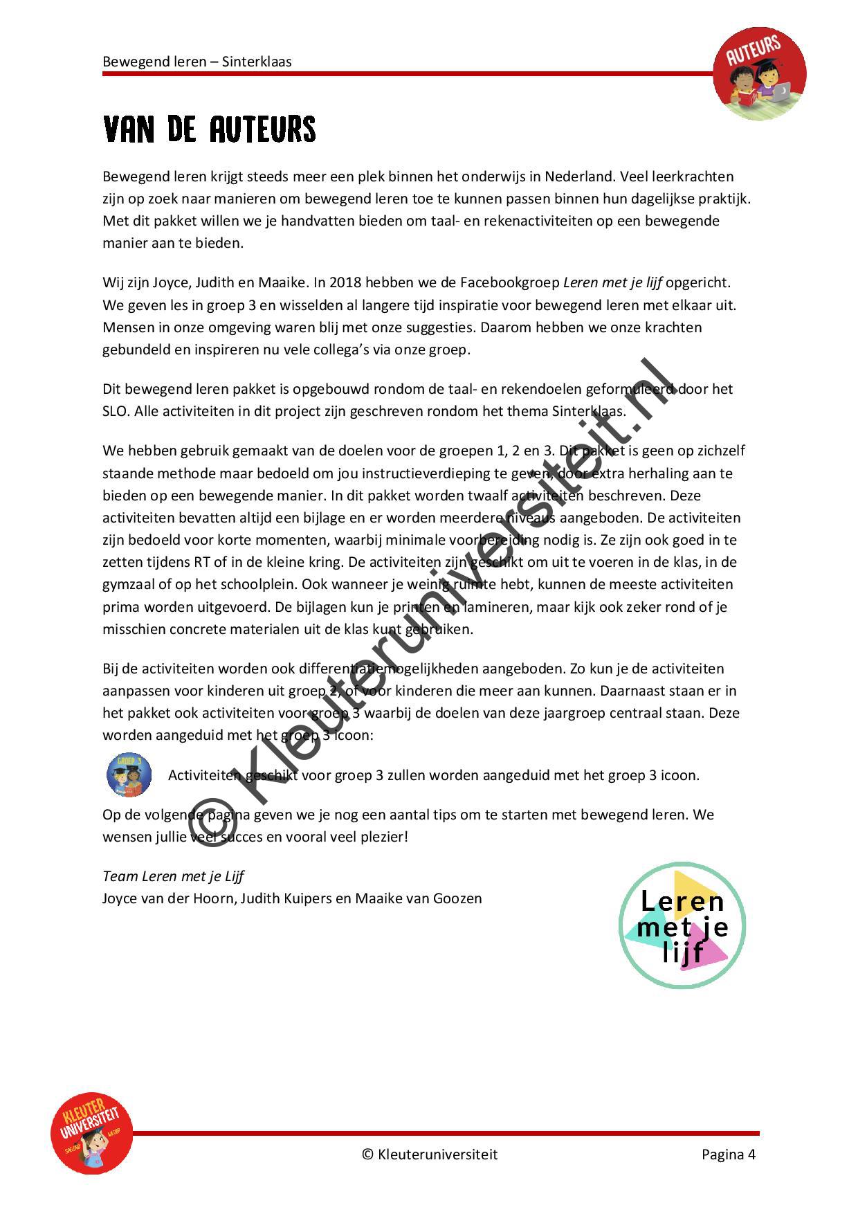 Bewegend leren - Sinterklaas - Afbeelding 3