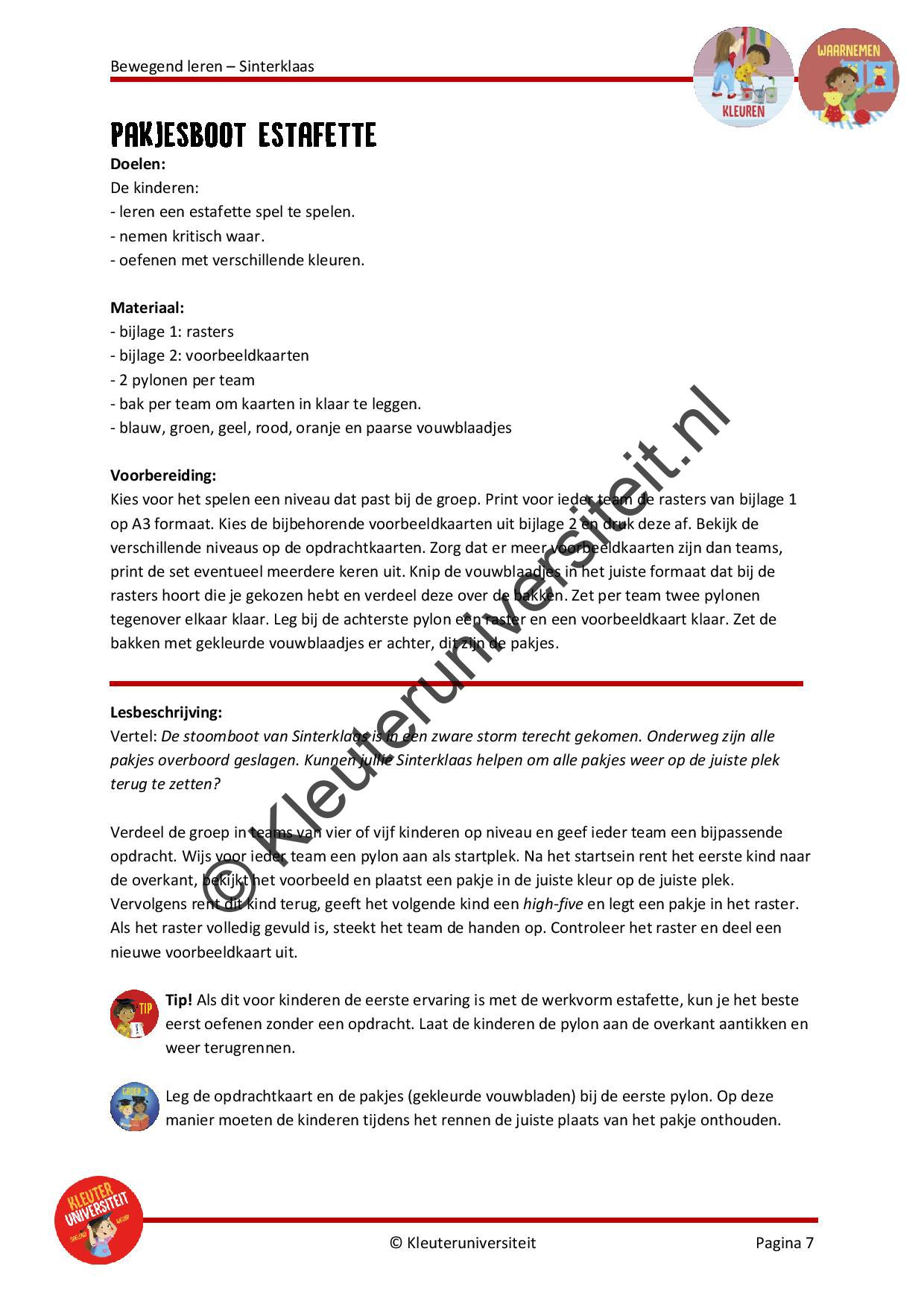 Bewegend leren - Sinterklaas - Afbeelding 5