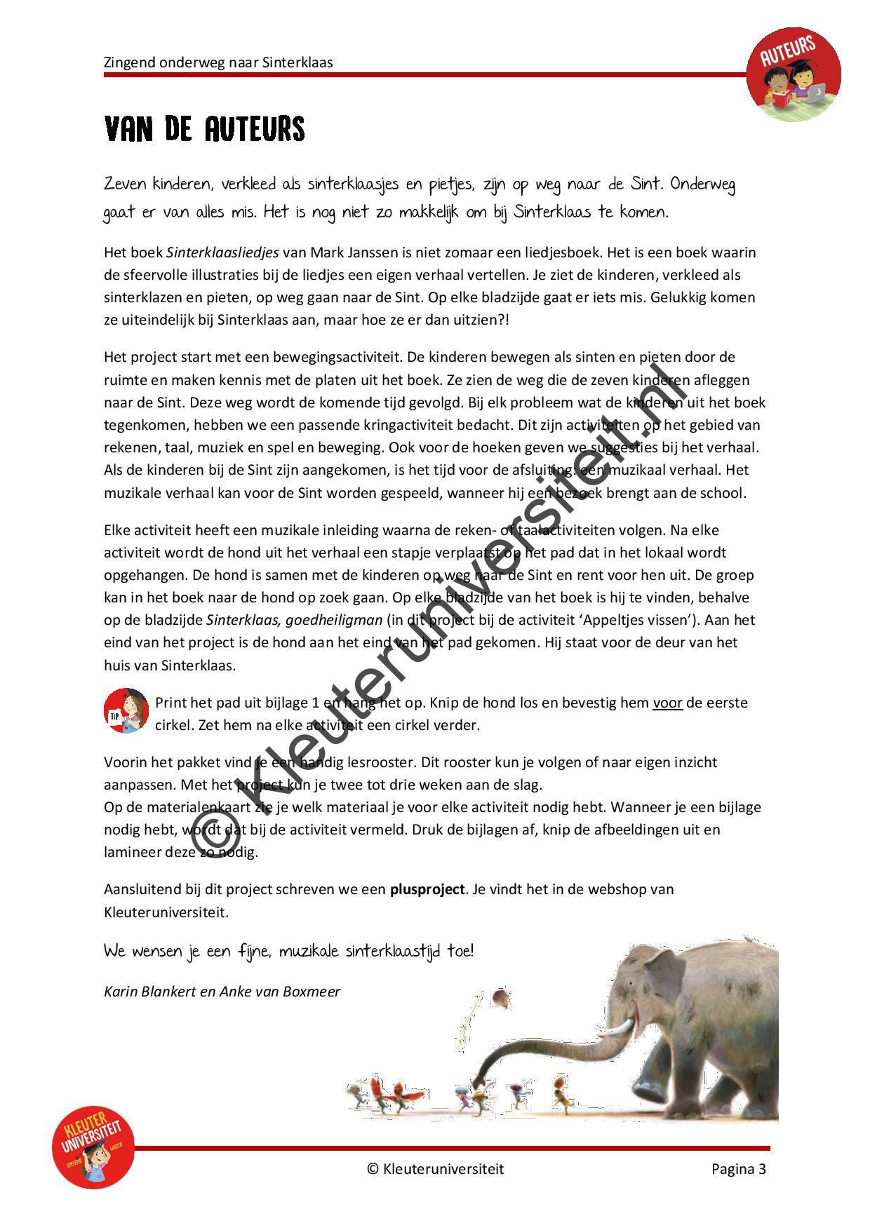 Zingend onderweg naar Sinterklaas - Afbeelding 2