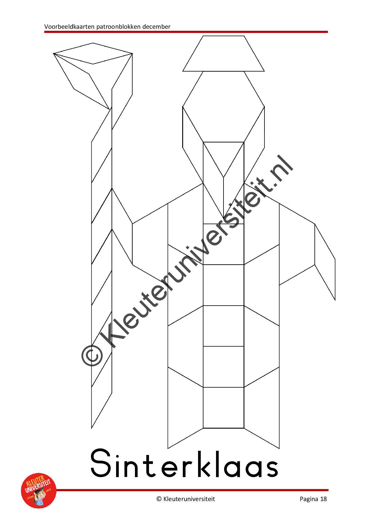 Patroonblokken voorbeeldkaarten december - Afbeelding 6