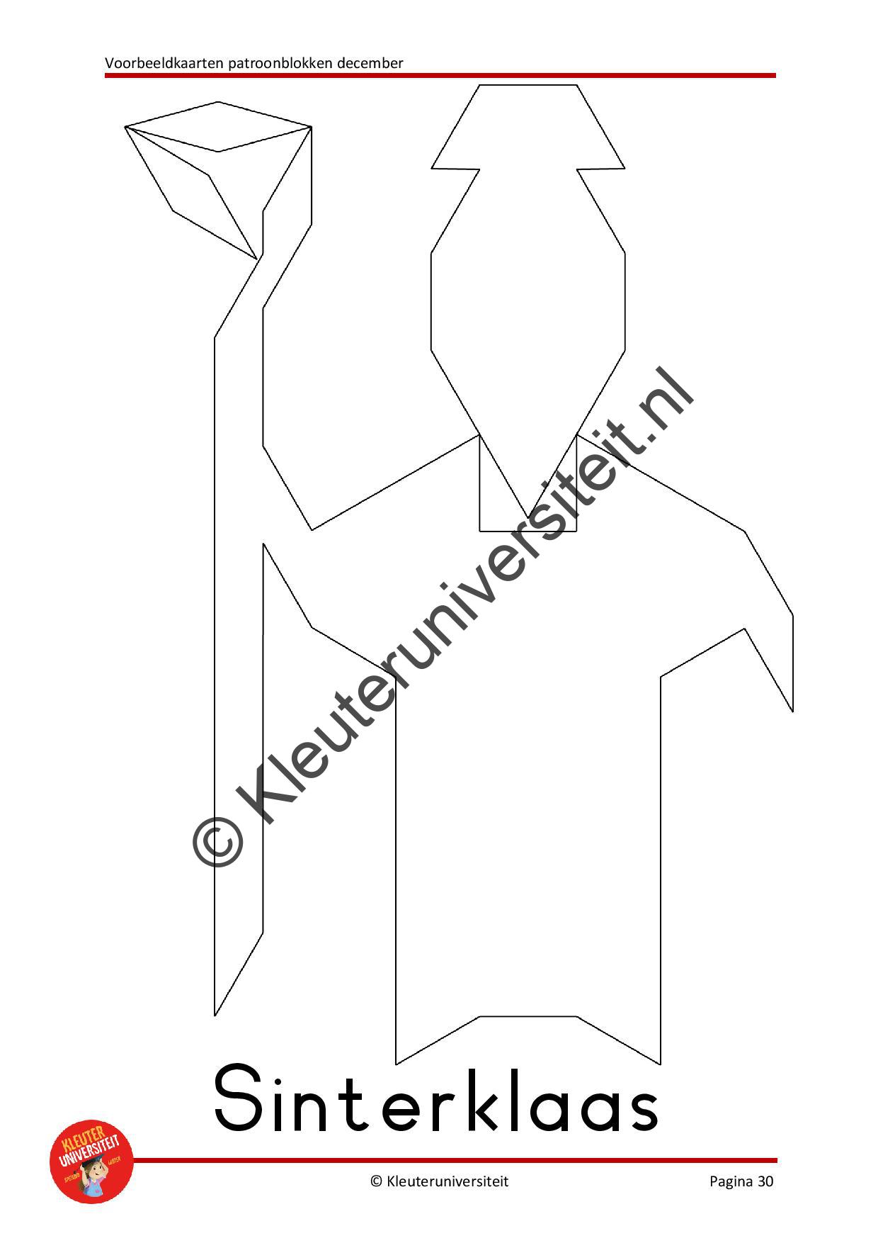 Patroonblokken voorbeeldkaarten december - Afbeelding 7