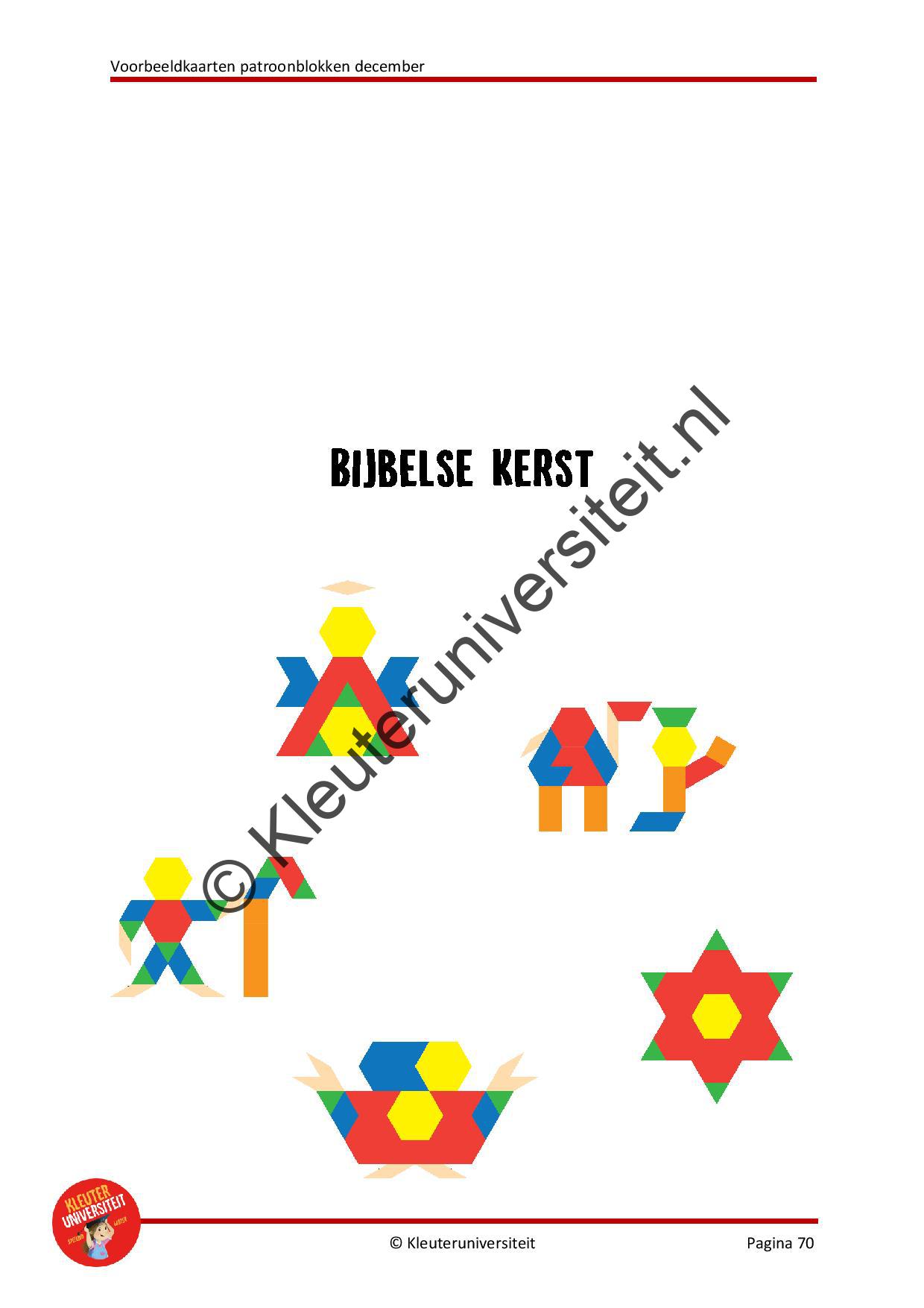 Patroonblokken voorbeeldkaarten december - Afbeelding 8