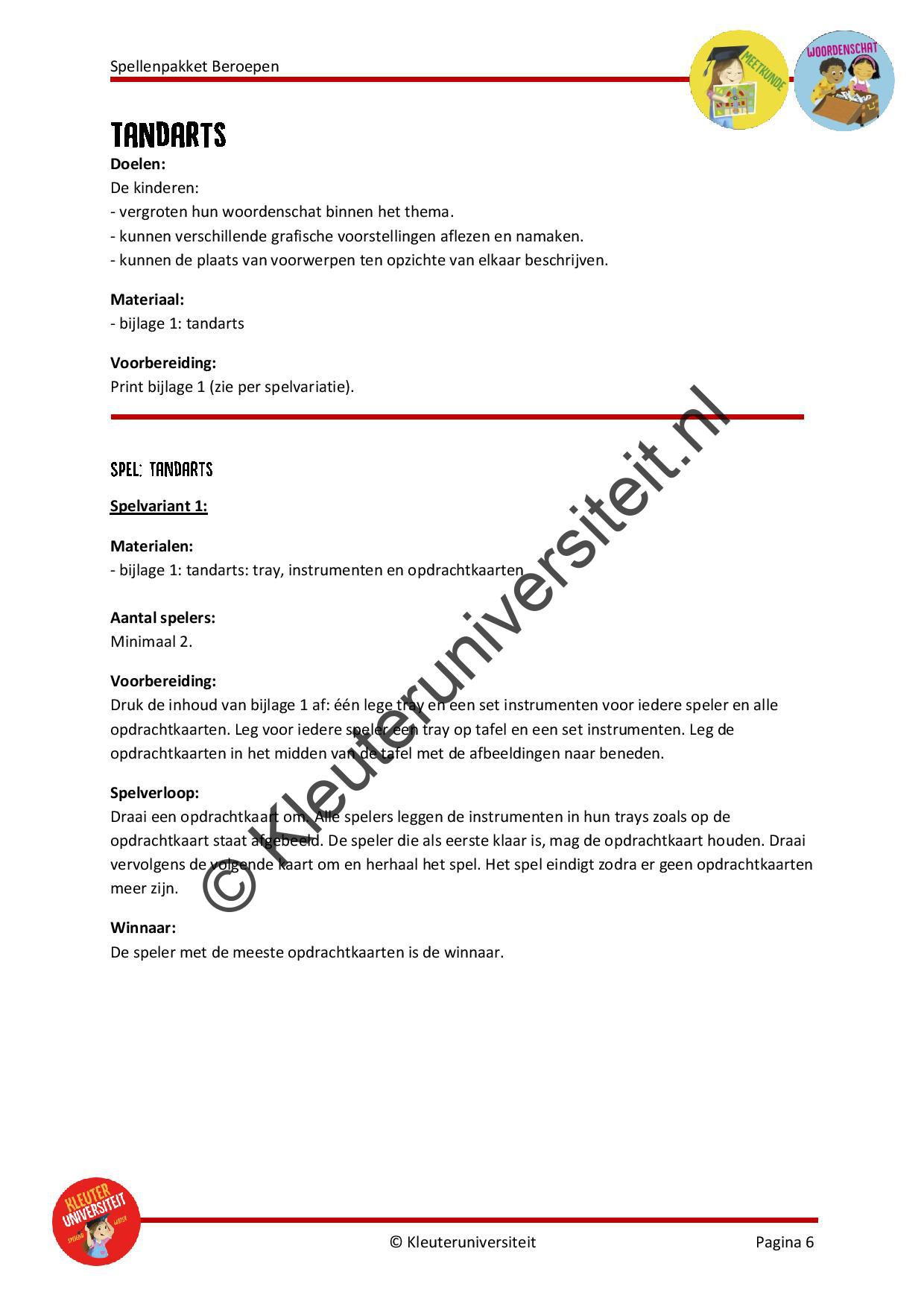 Spellenpakket beroepen - Afbeelding 4