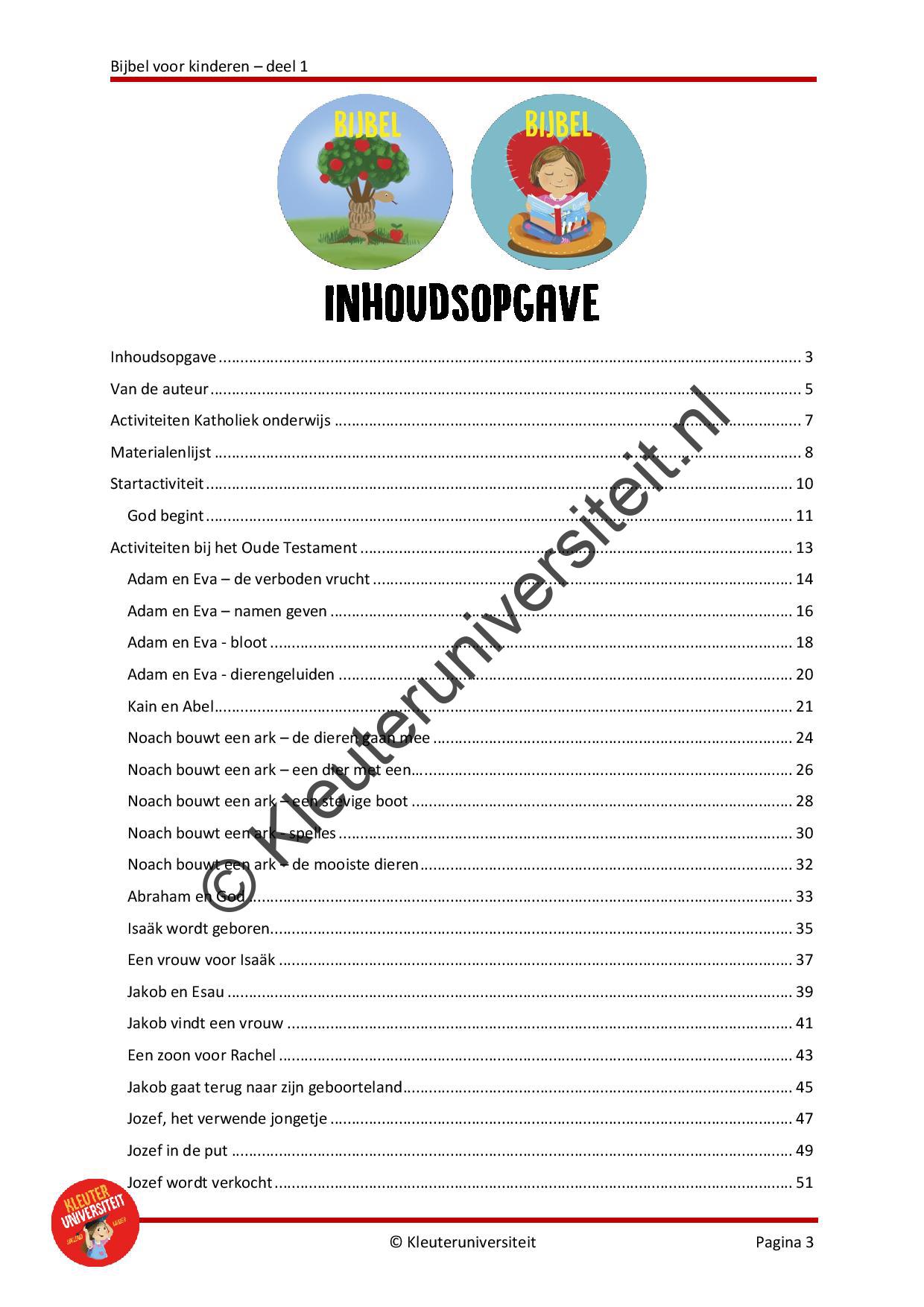 Bijbel - verhalen uit het Oude Testament deel 1 - Afbeelding 2