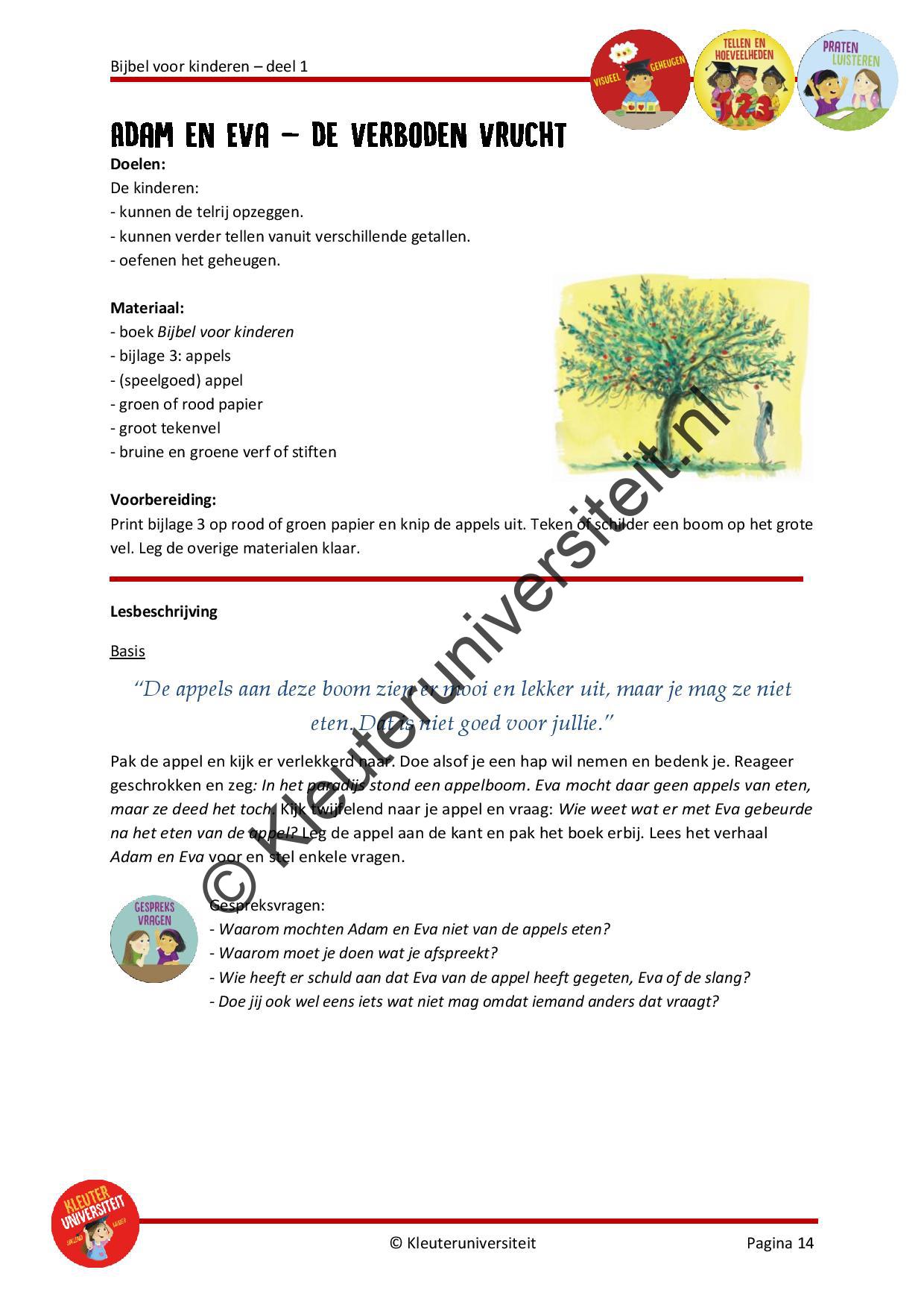 Bijbel - verhalen uit het Oude Testament deel 1 - Afbeelding 8