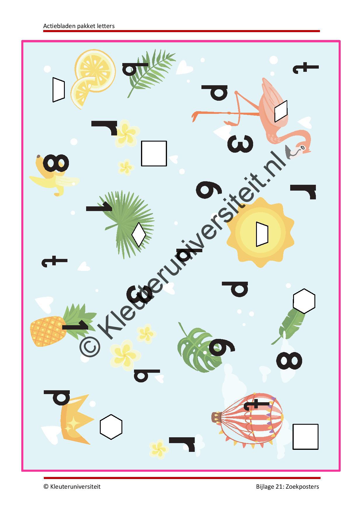 Actiebladen letters - Afbeelding 8