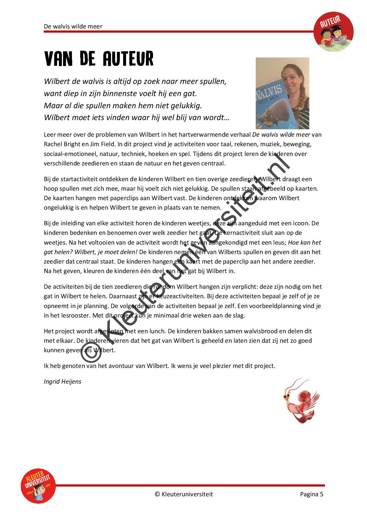 De walvis wilde meer - Afbeelding 4