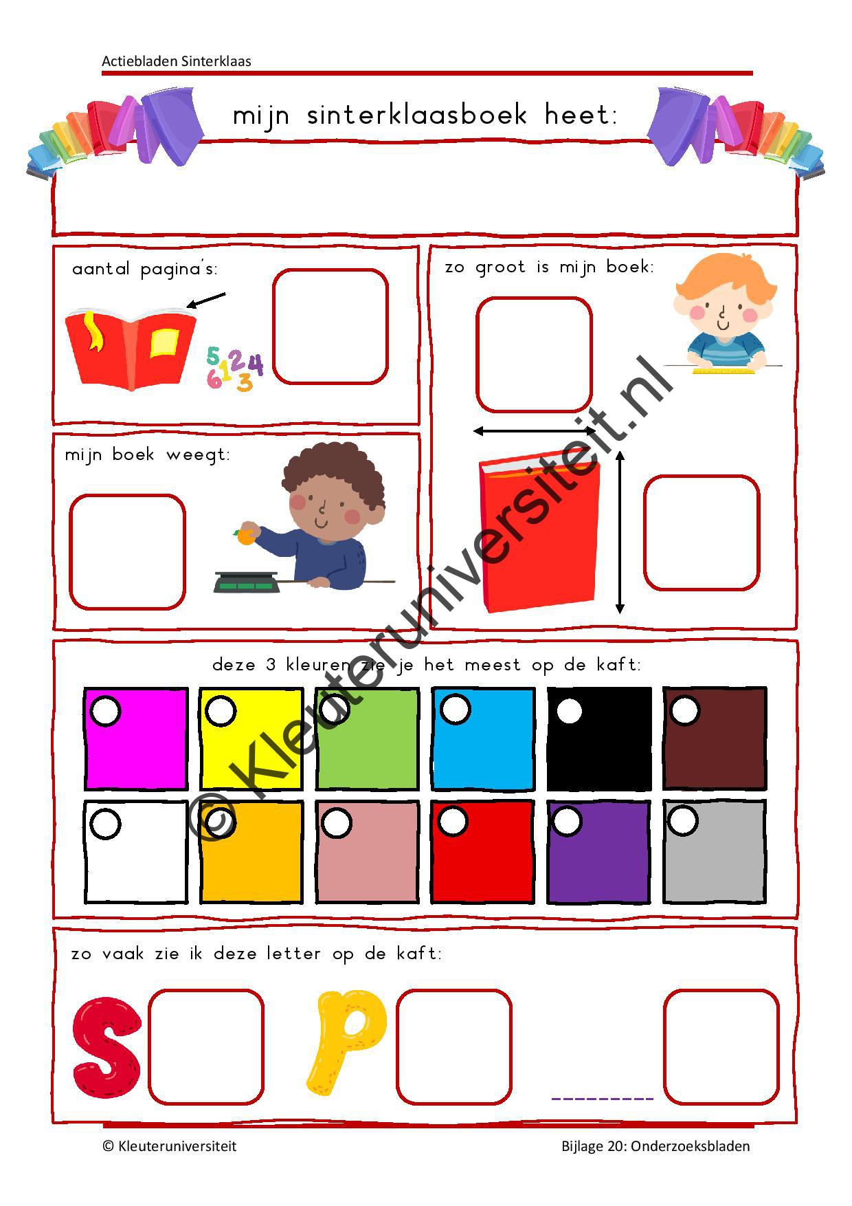 Actiebladen Sinterklaas - Afbeelding 7