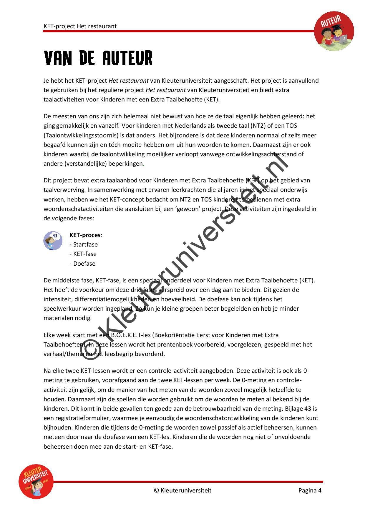 KET project Het restaurant - Afbeelding 3