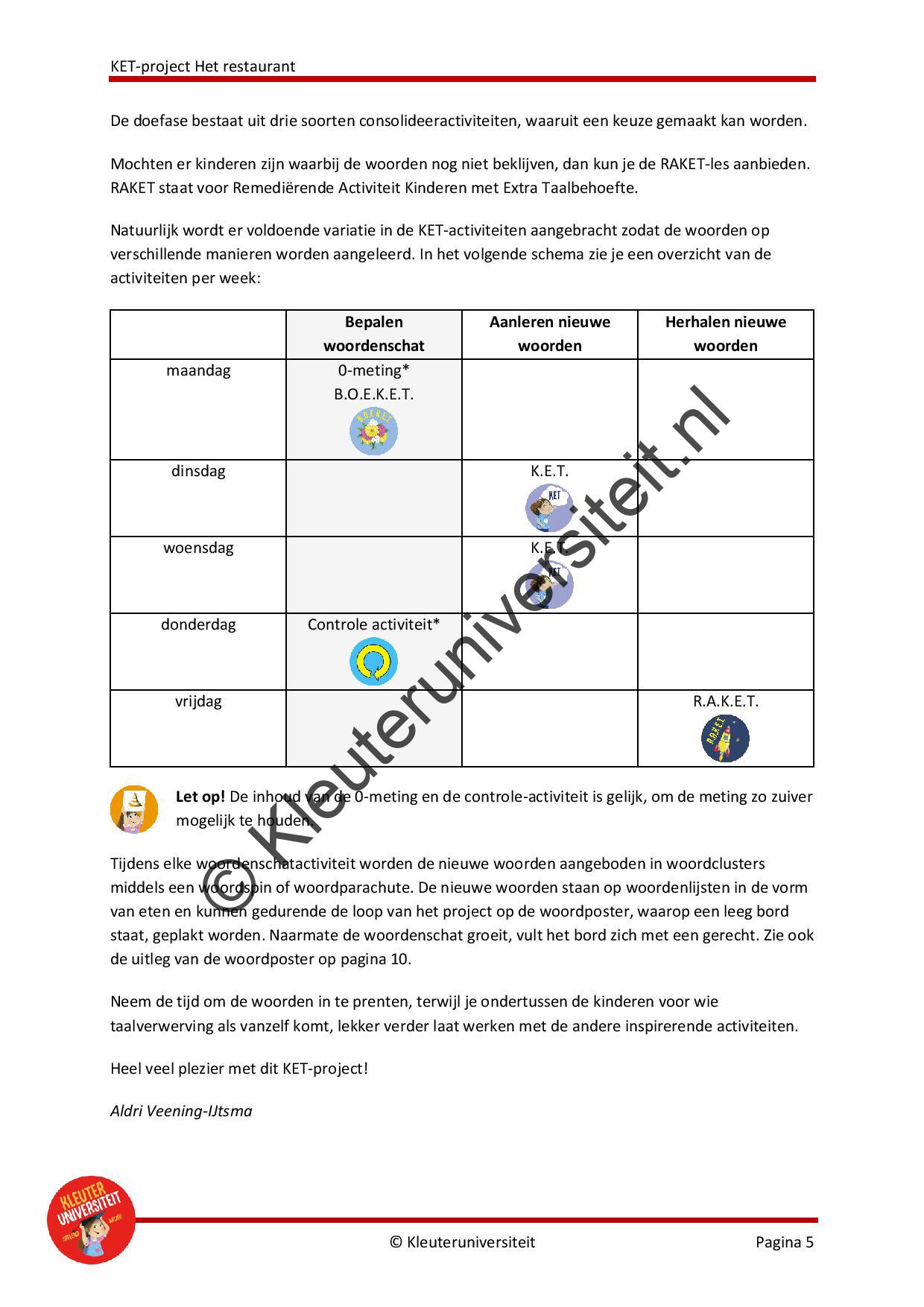 KET project Het restaurant - Afbeelding 4