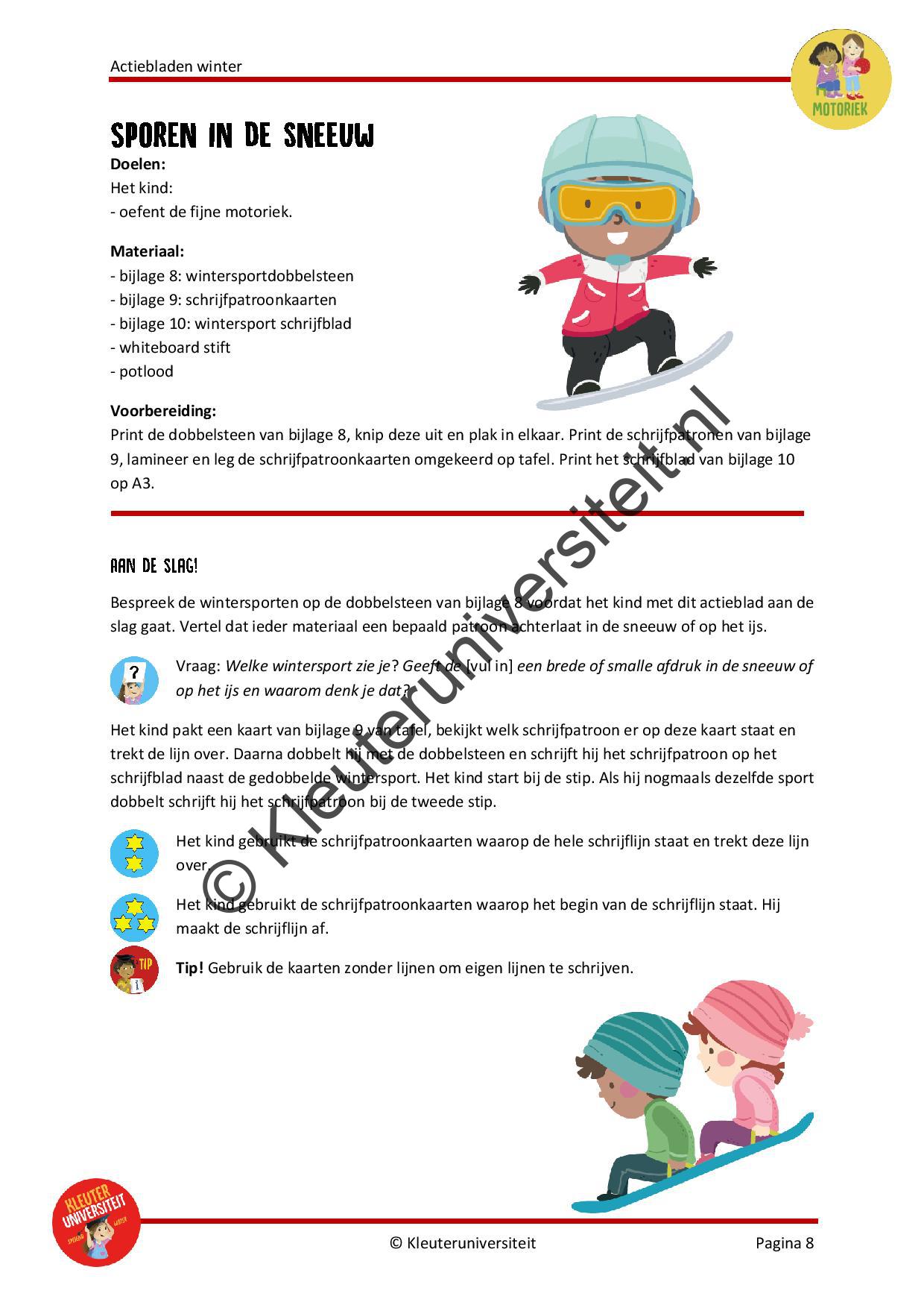 Actiebladen winter - Afbeelding 4