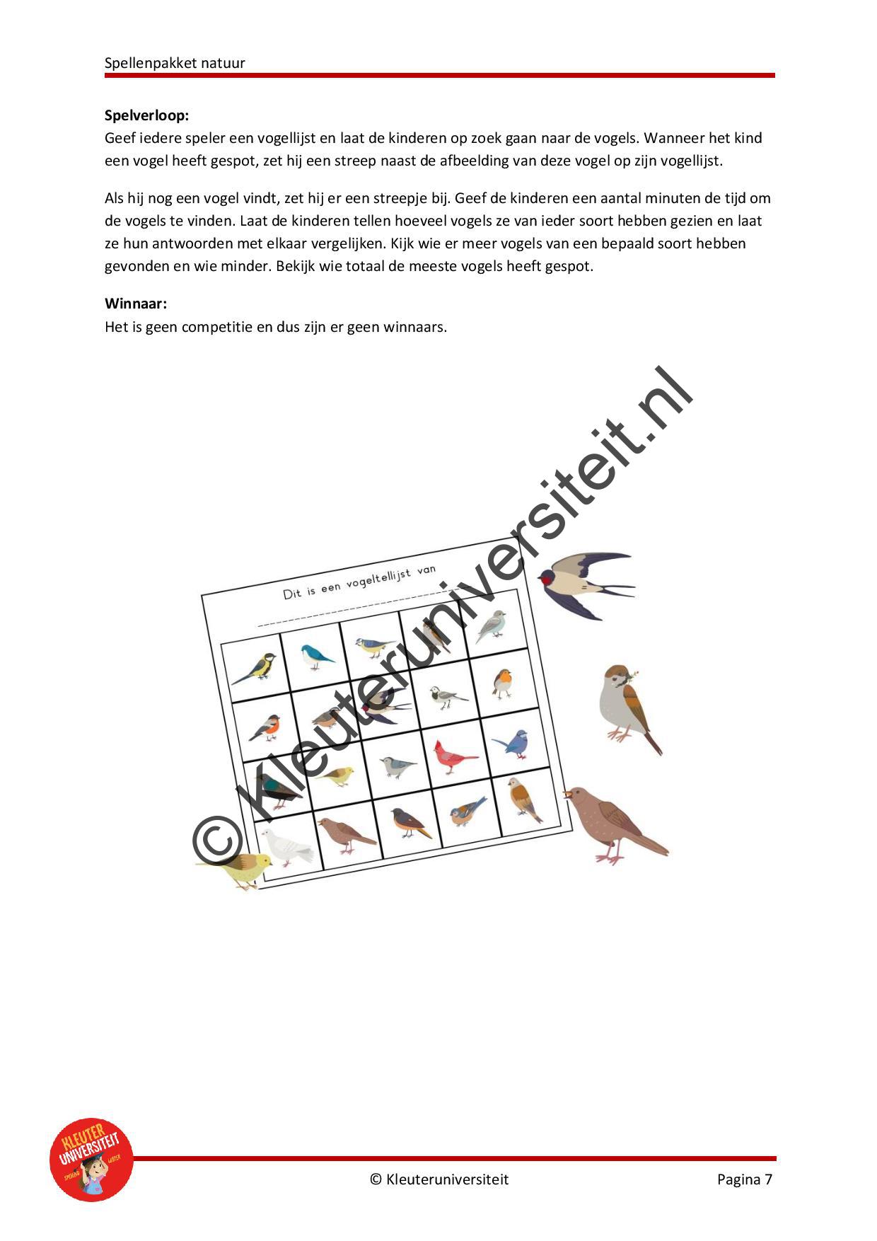 Spellenpakket natuur - Afbeelding 5