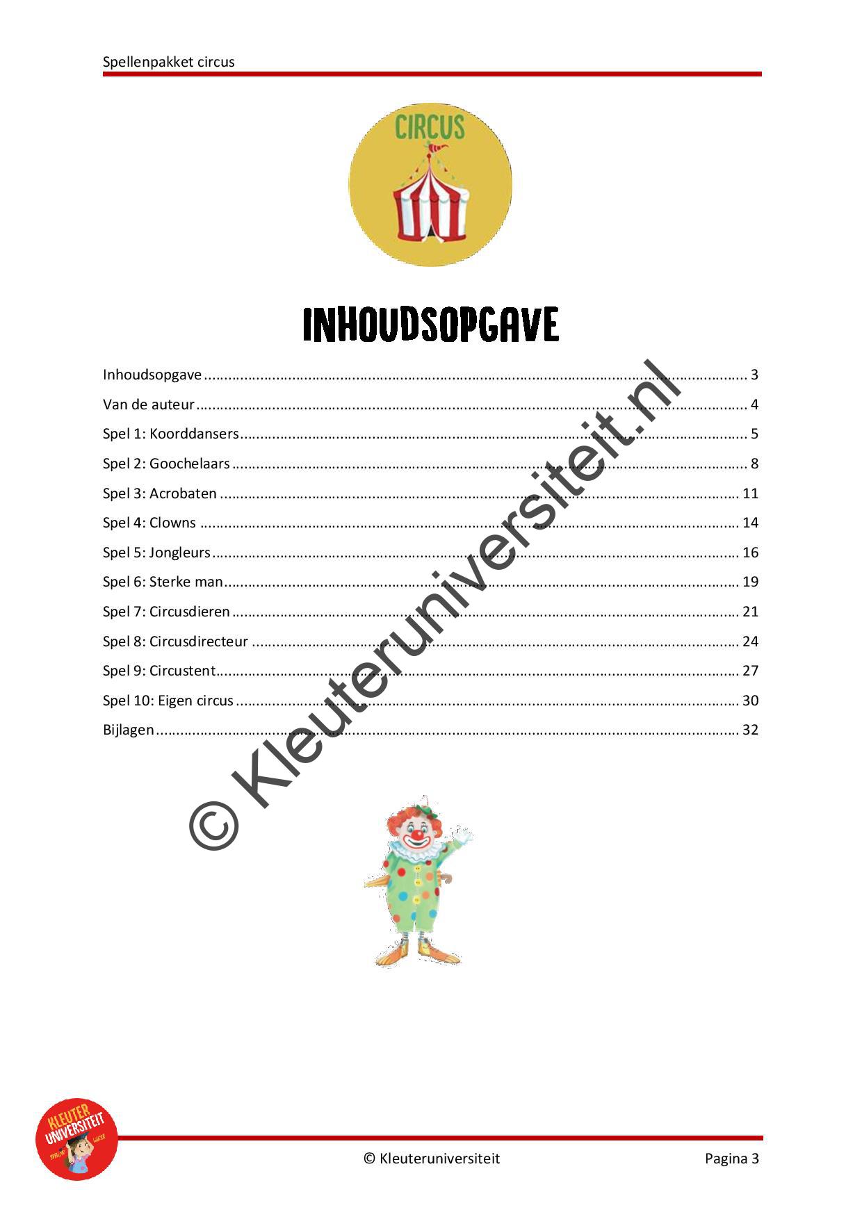 Spellenpakket circus - Afbeelding 9