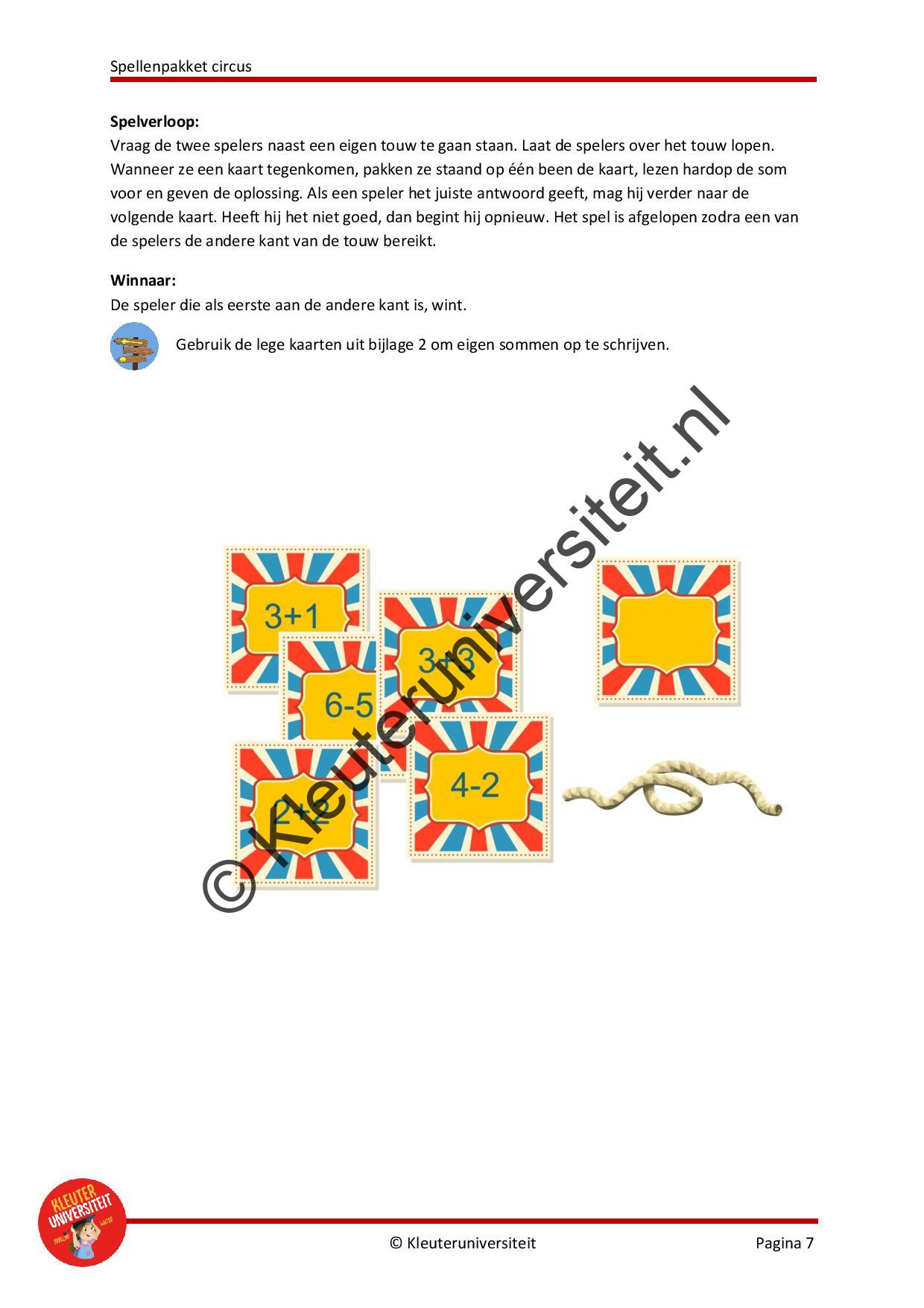 Spellenpakket circus - Afbeelding 6