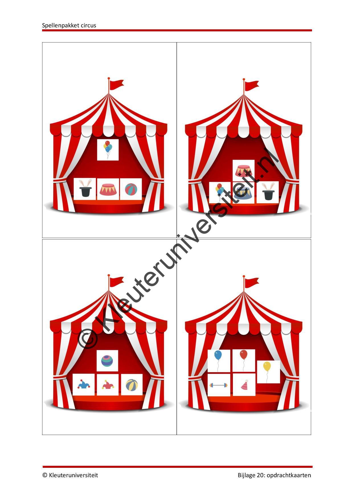 Spellenpakket circus - Afbeelding 2