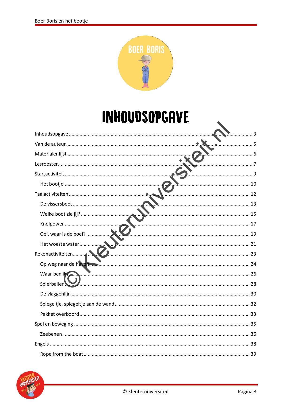 Boer Boris en het bootje - Afbeelding 2