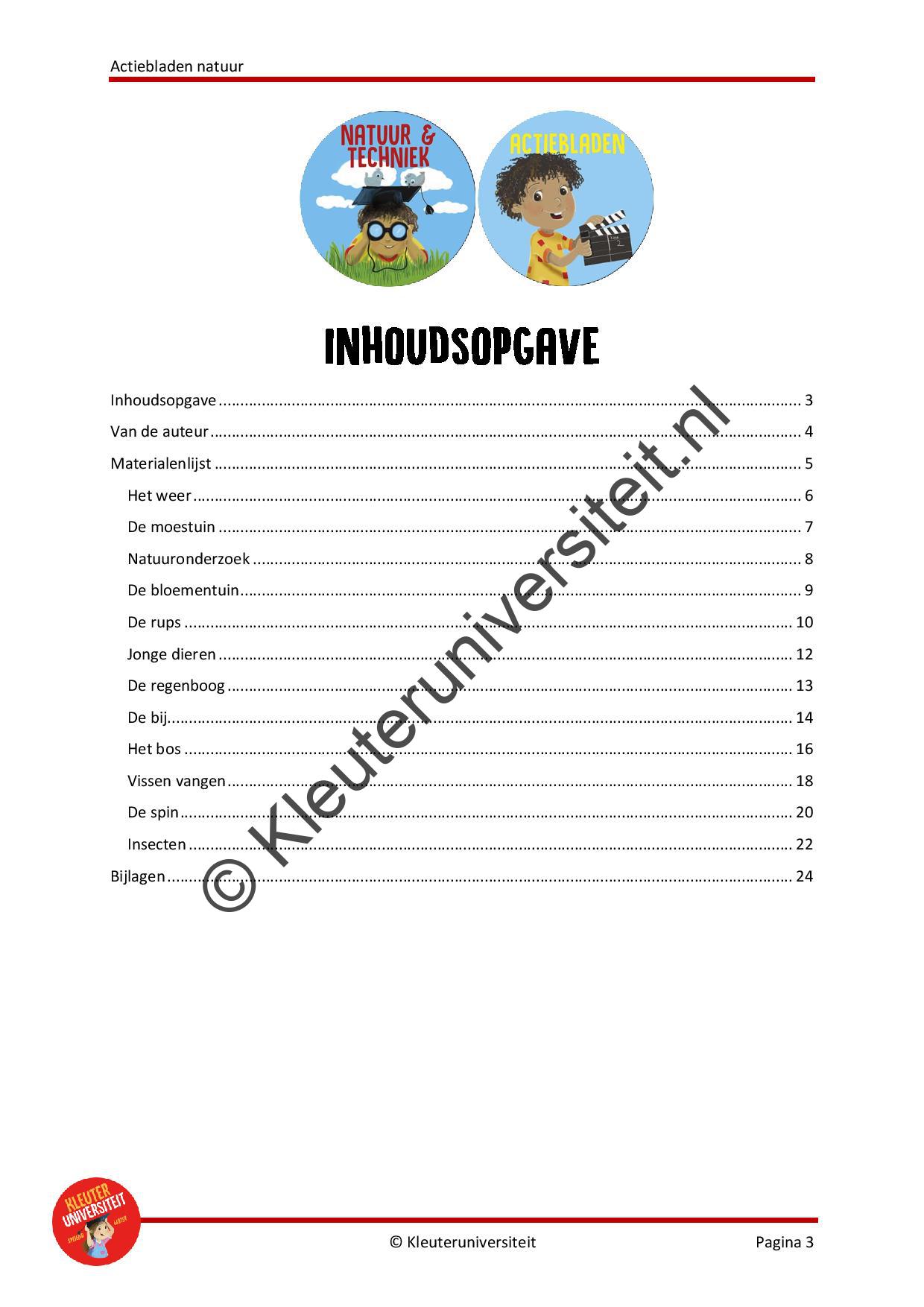 Actiebladen natuur - Afbeelding 2