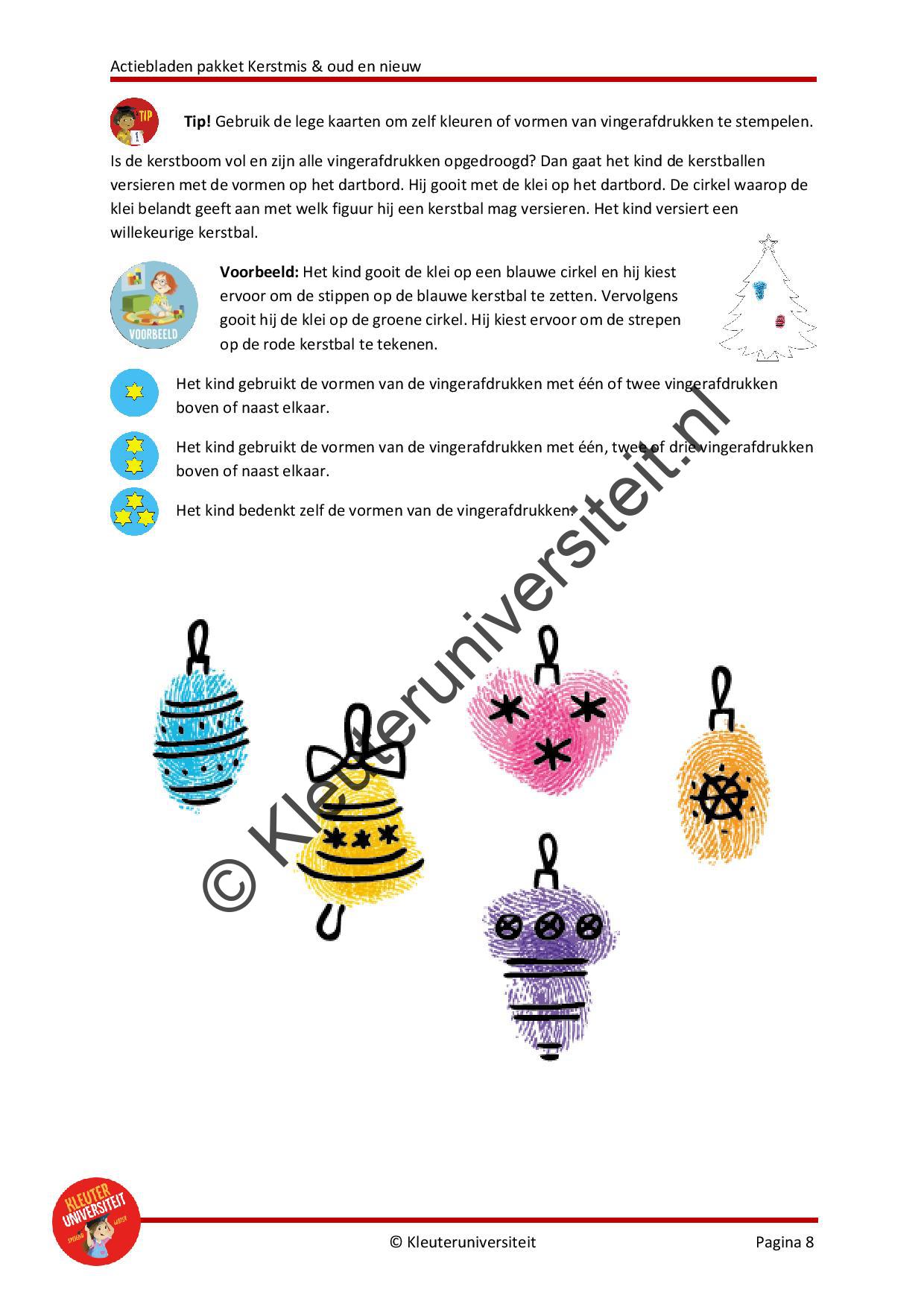 Actiebladen kerst en oud en nieuw - Afbeelding 5