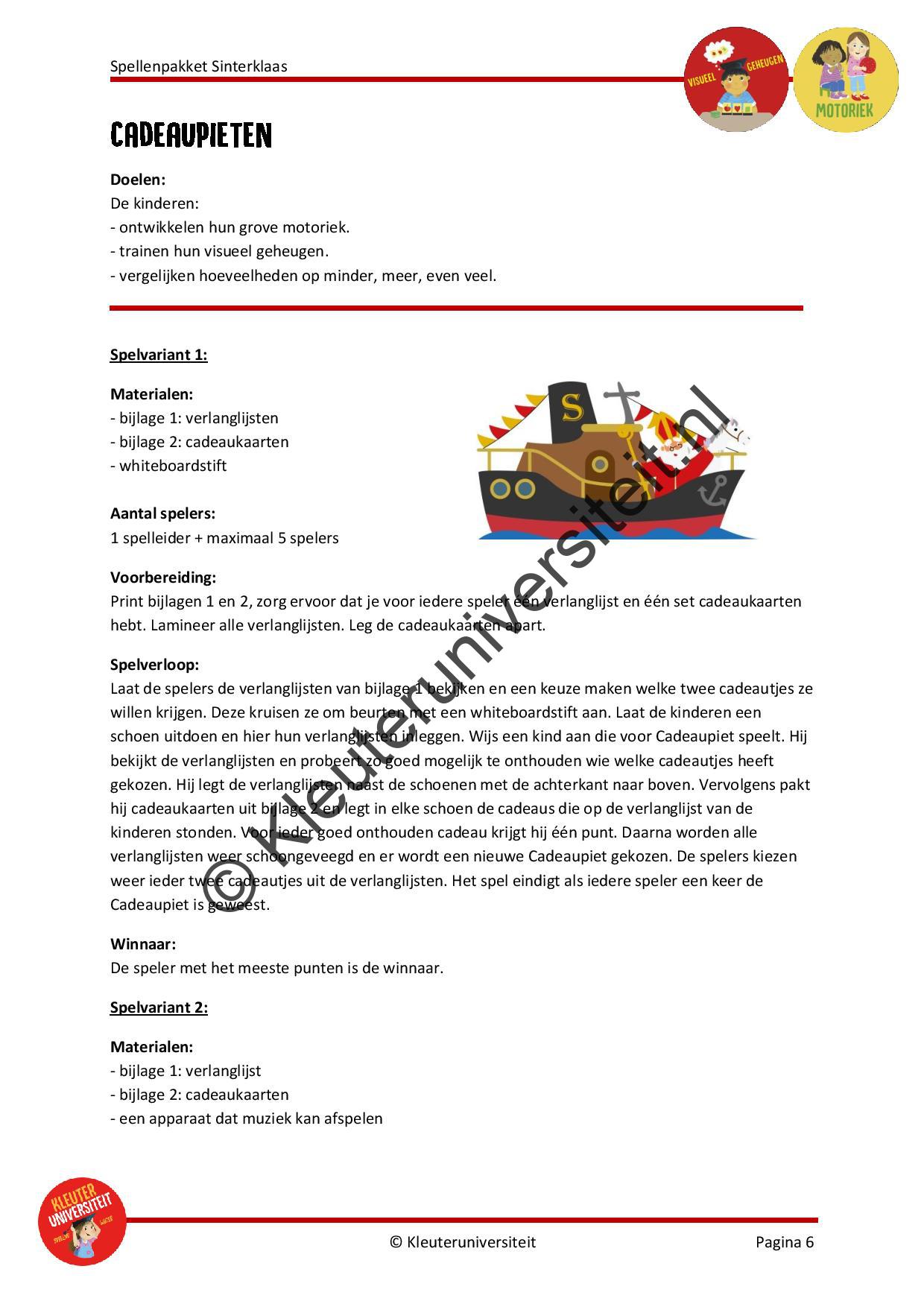 Spellenpakket Sinterklaas - Afbeelding 4