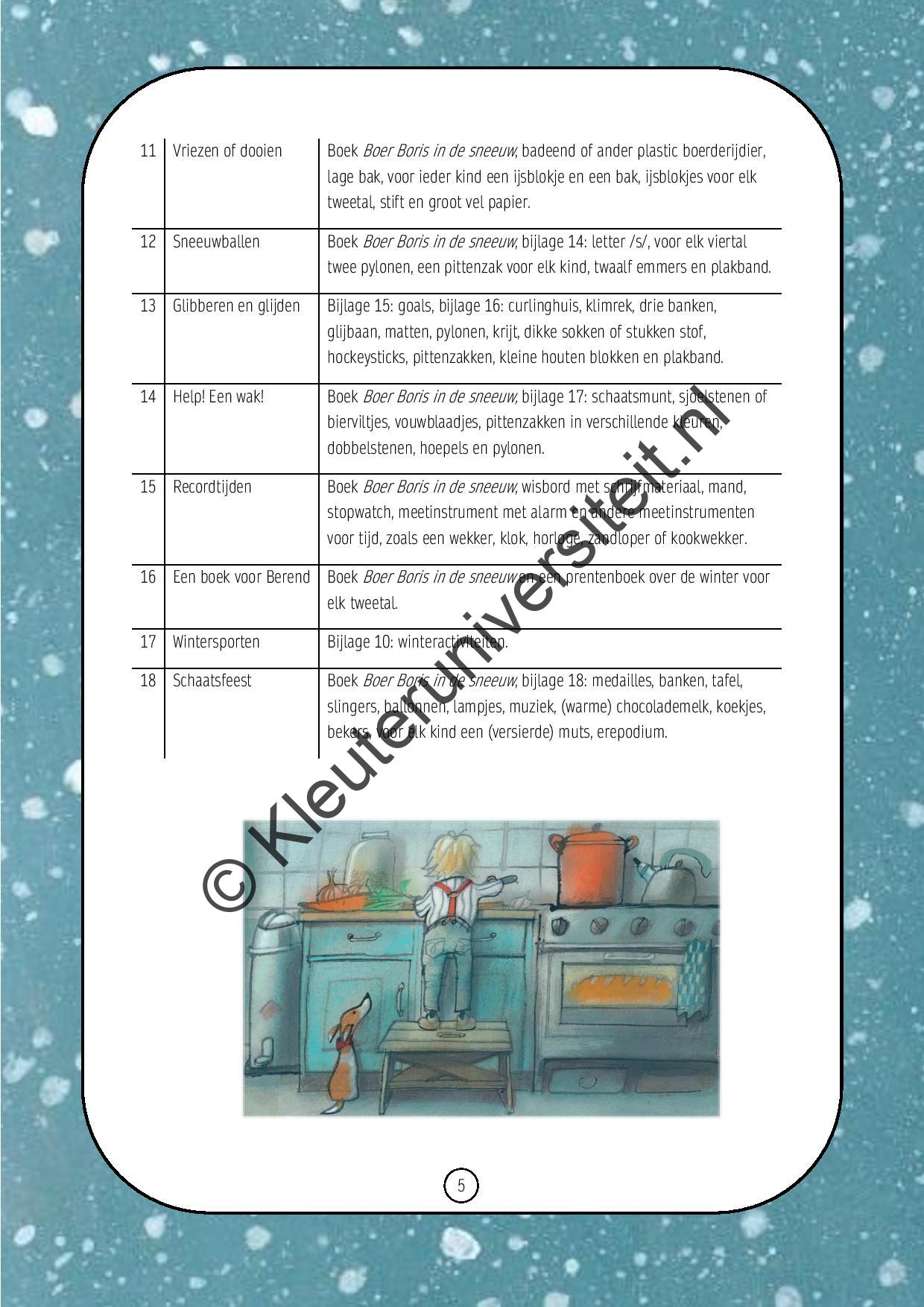 Boer Boris in de sneeuw - Afbeelding 4