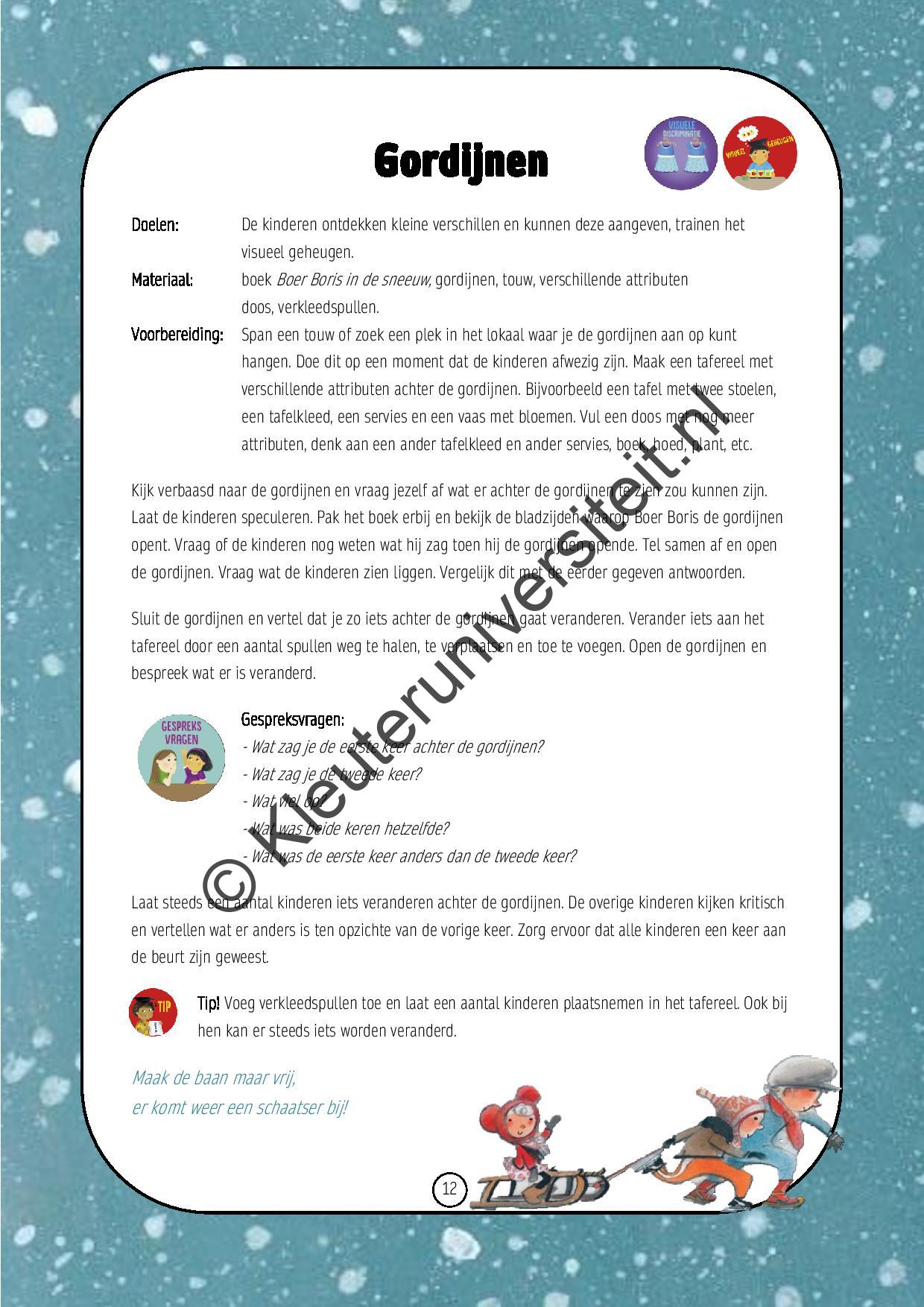 Boer Boris in de sneeuw - Afbeelding 5