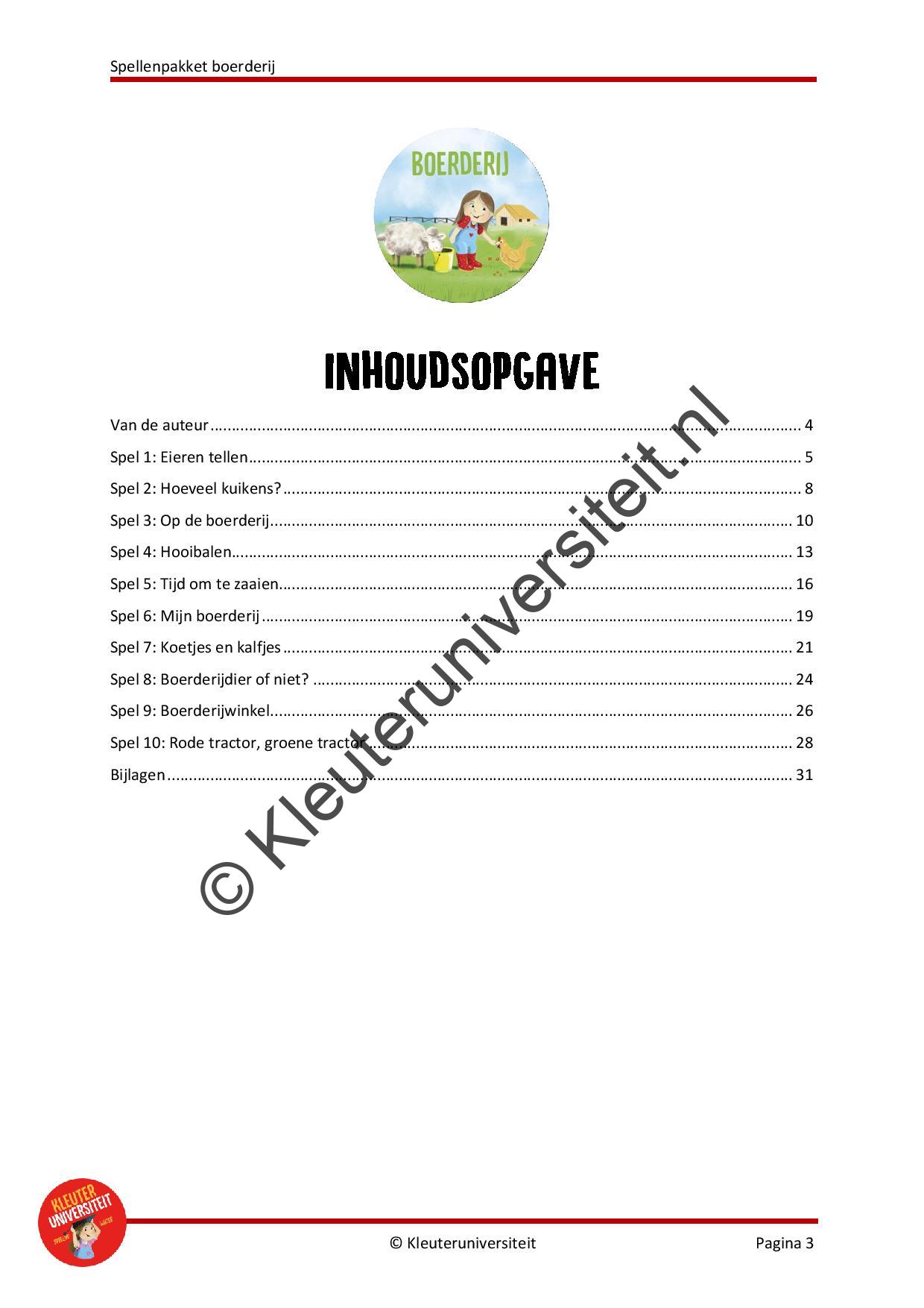 Spellenpakket boerderij - Afbeelding 2