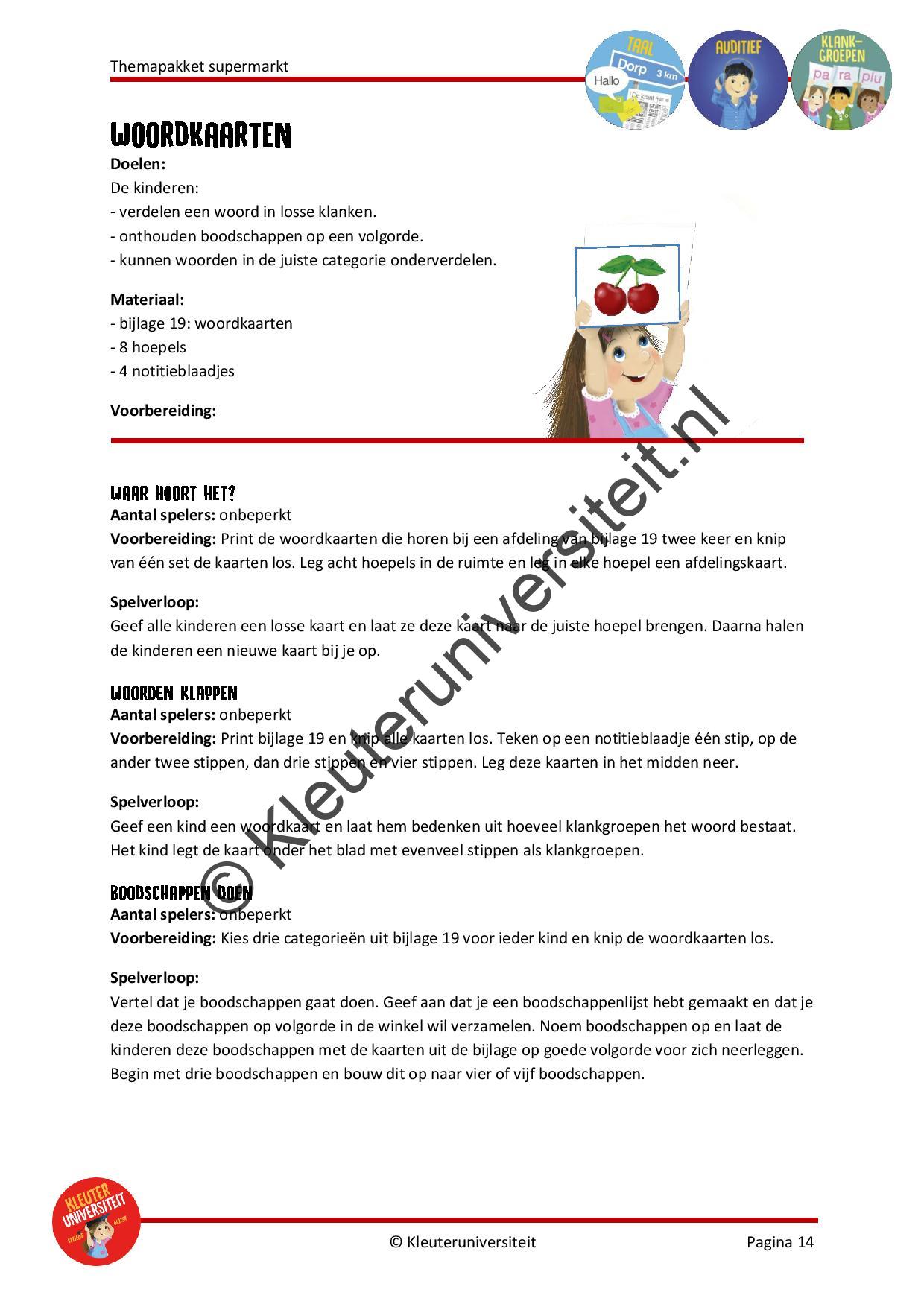 Themapakket supermarkt - Afbeelding 5