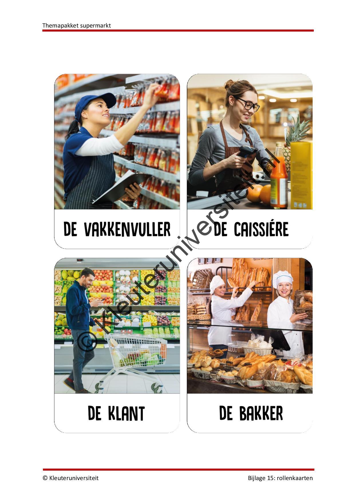 Themapakket supermarkt - Afbeelding 7