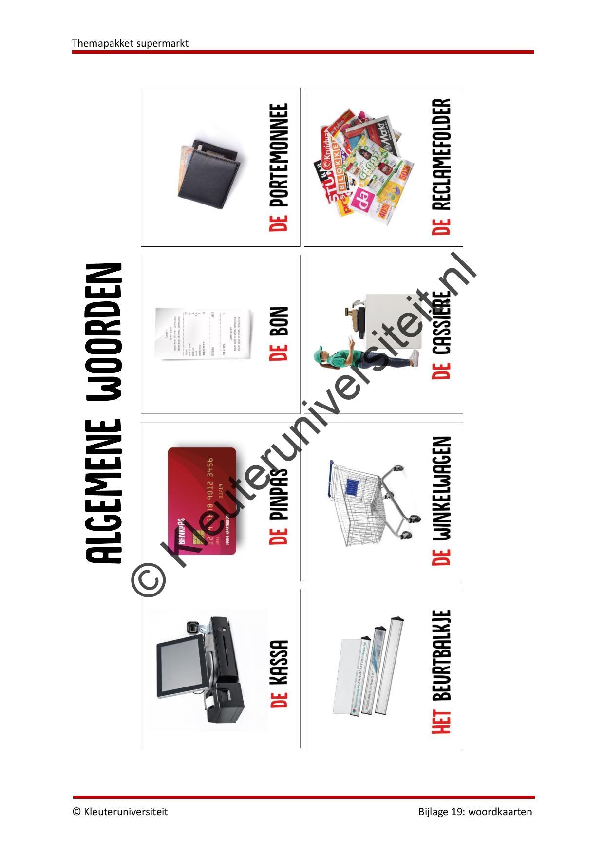 Themapakket supermarkt - Afbeelding 8