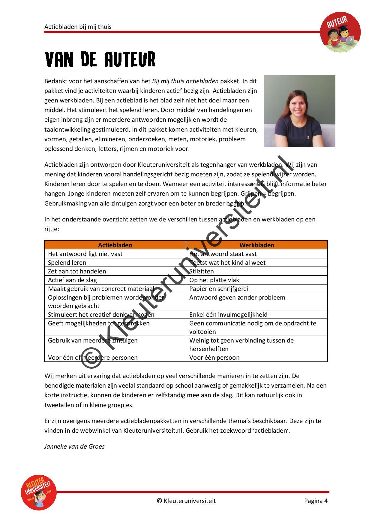 Actiebladen Bij mij thuis - Afbeelding 3