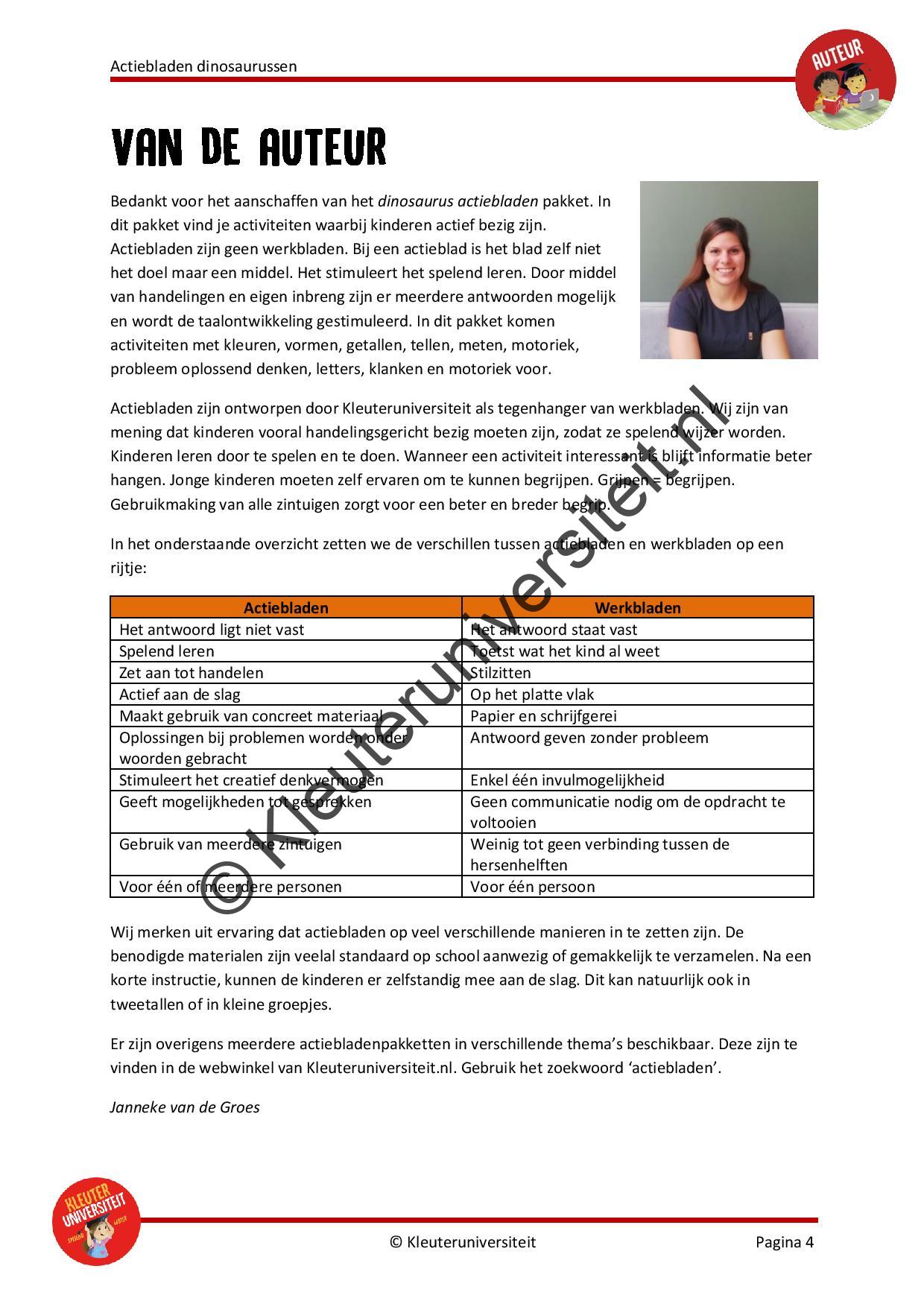 Actiebladen dinosaurussen - Afbeelding 3