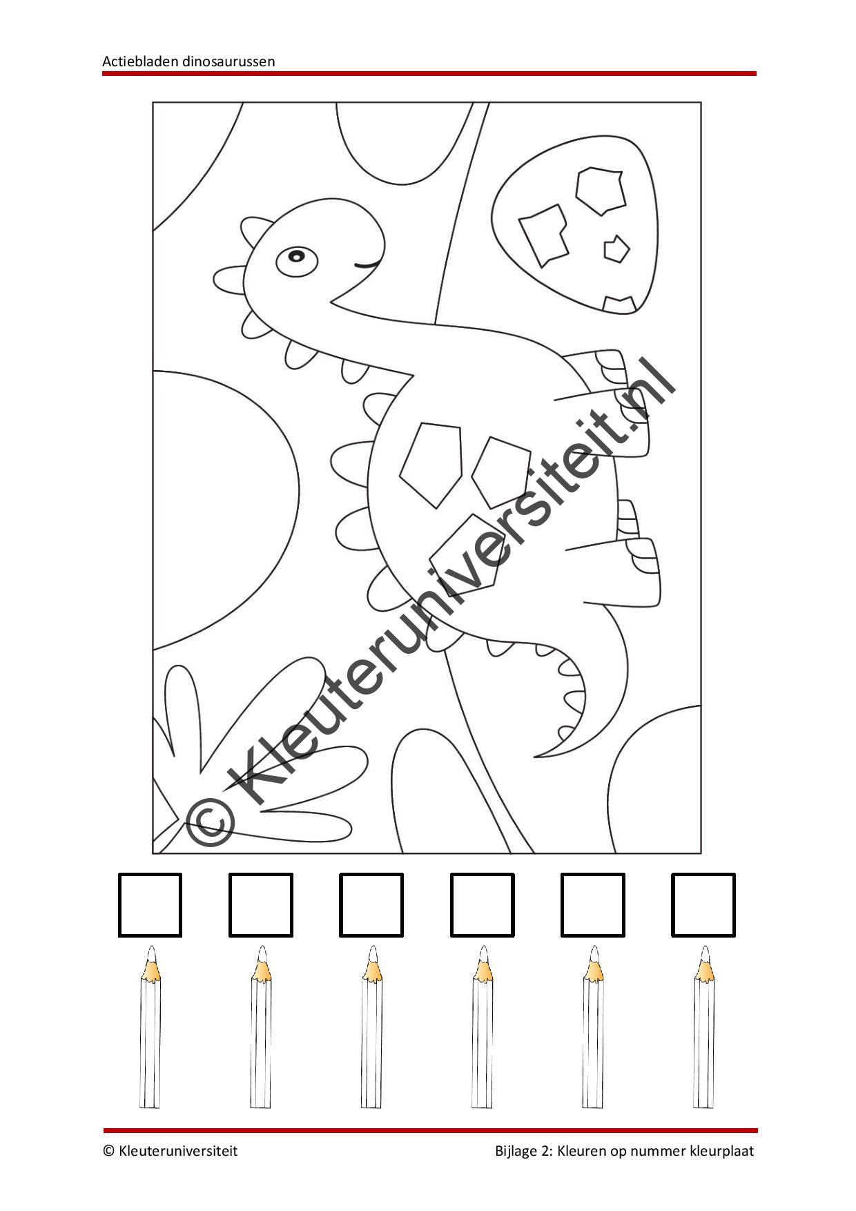 Actiebladen dinosaurussen - Afbeelding 6