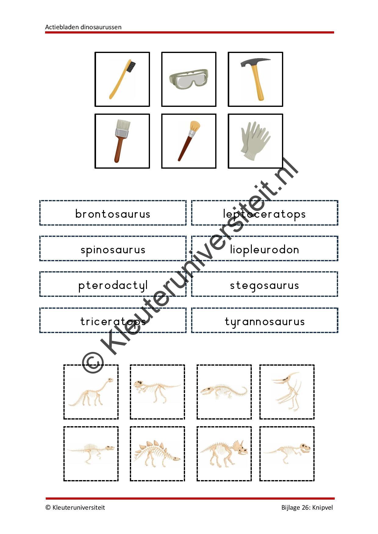 Actiebladen dinosaurussen - Afbeelding 9