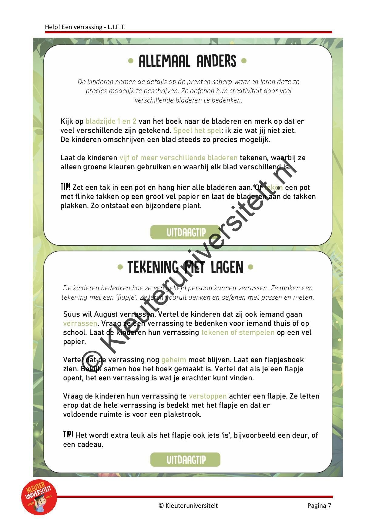 Help een verrassing - LIFT - Afbeelding 5