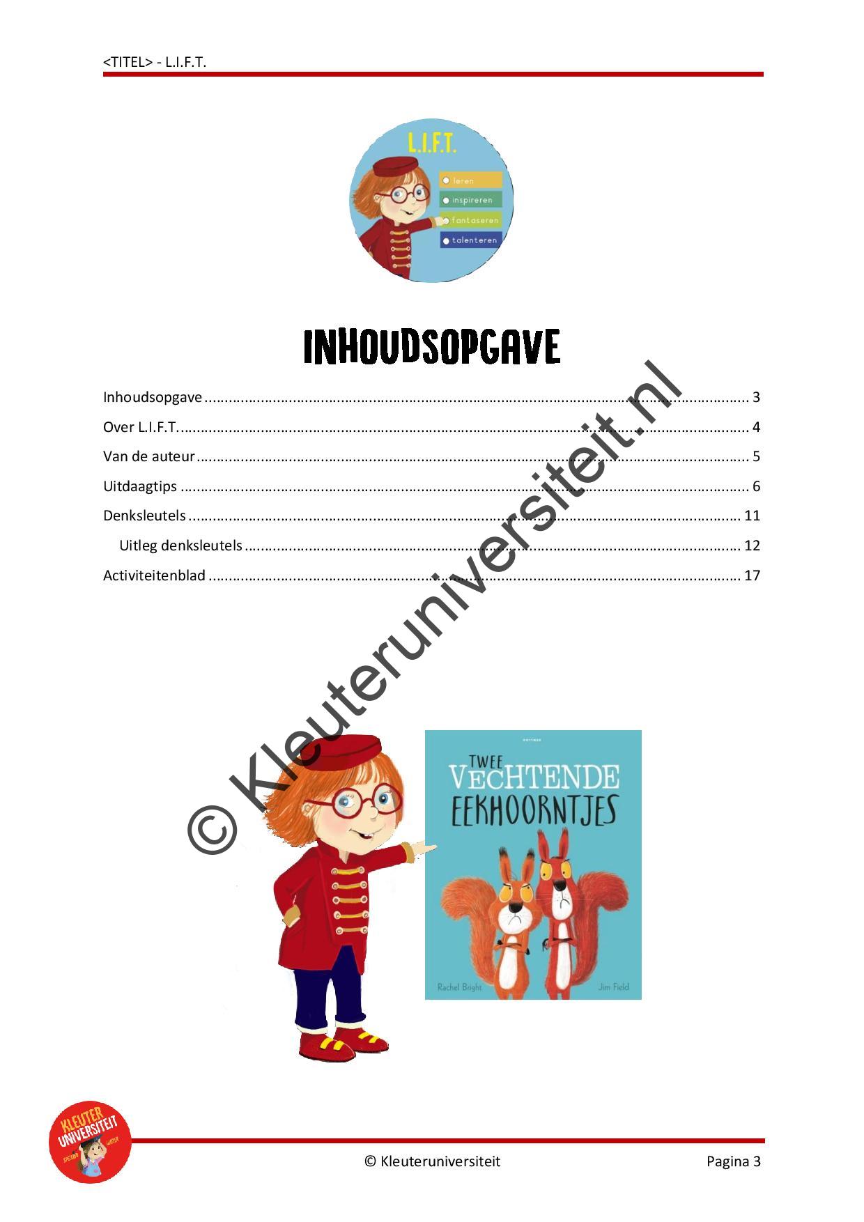 Twee vechtende eekhoorntjes - LIFT - Afbeelding 2