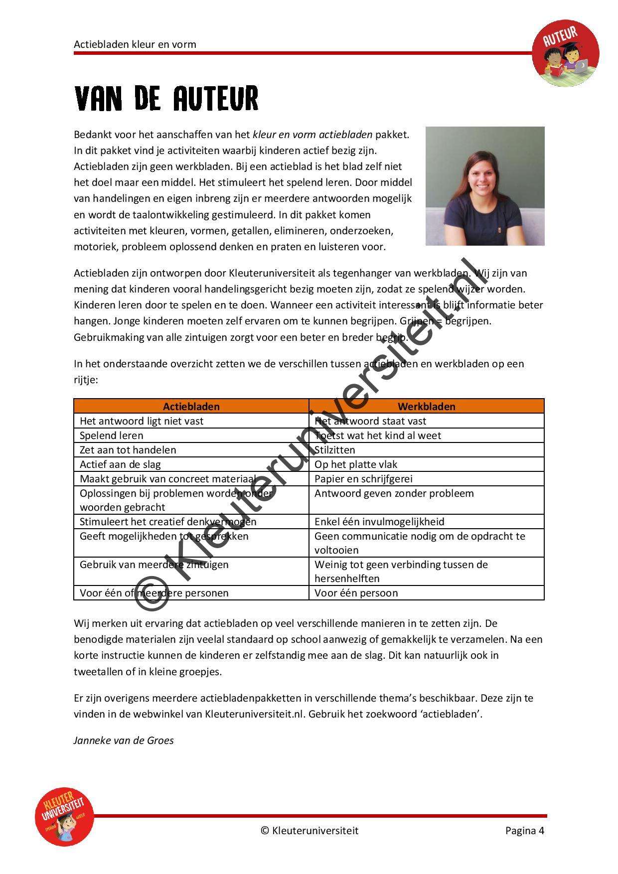 Actiebladen kleur en vorm - Afbeelding 3