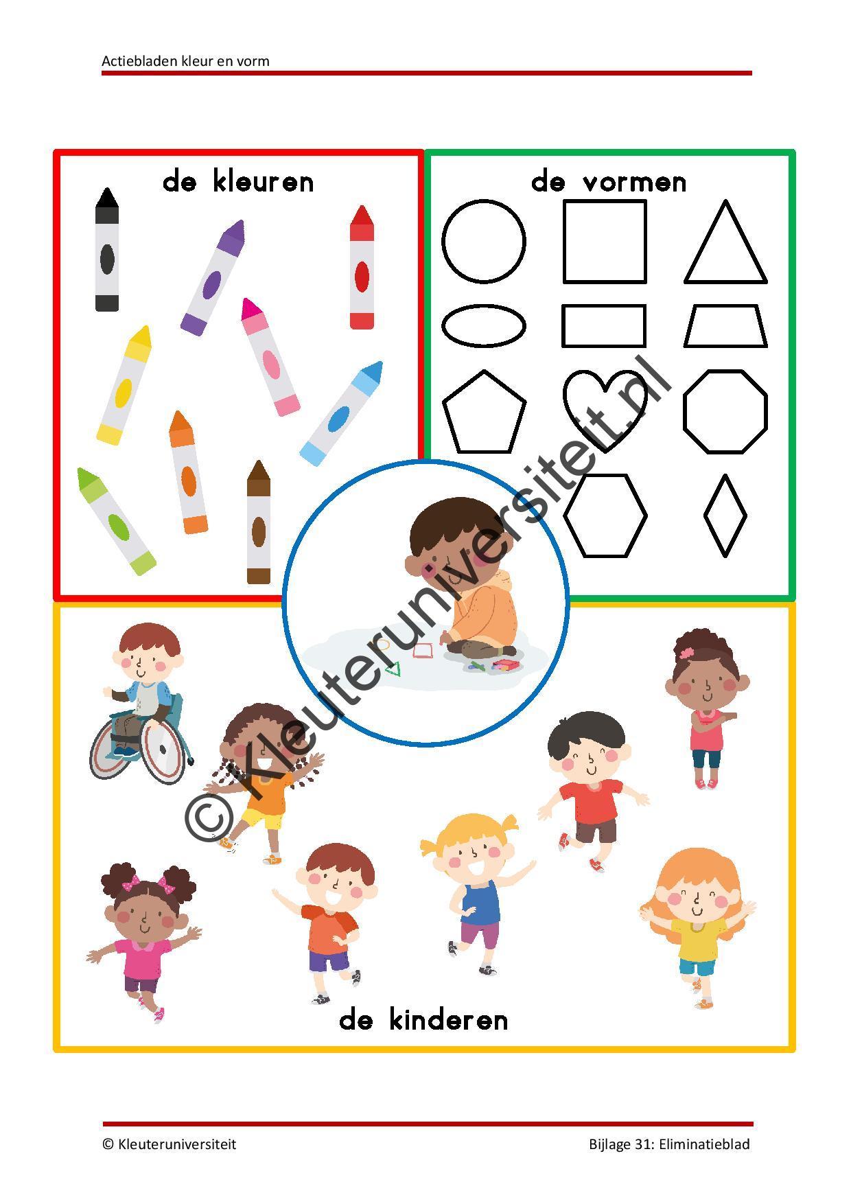 Actiebladen kleur en vorm - Afbeelding 8