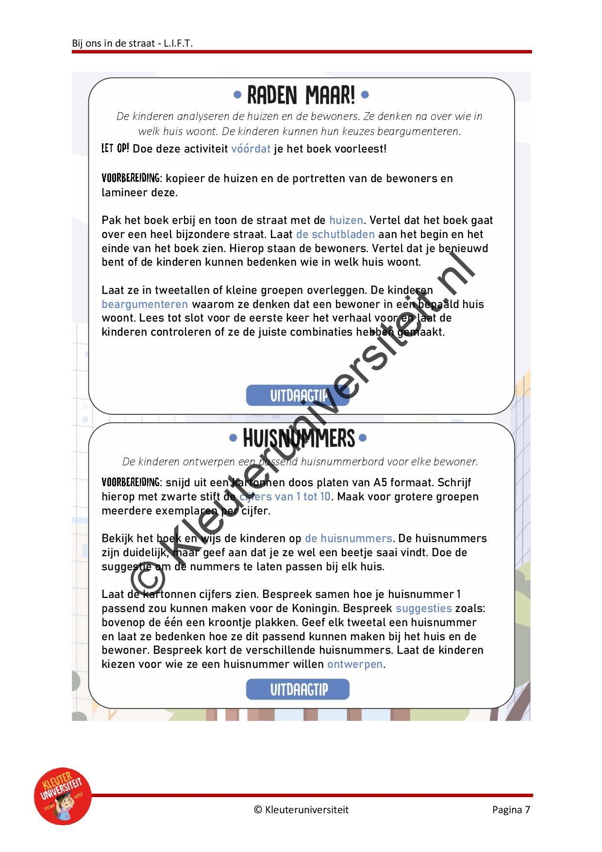 Bij ons in de straat - LIFT - Afbeelding 5